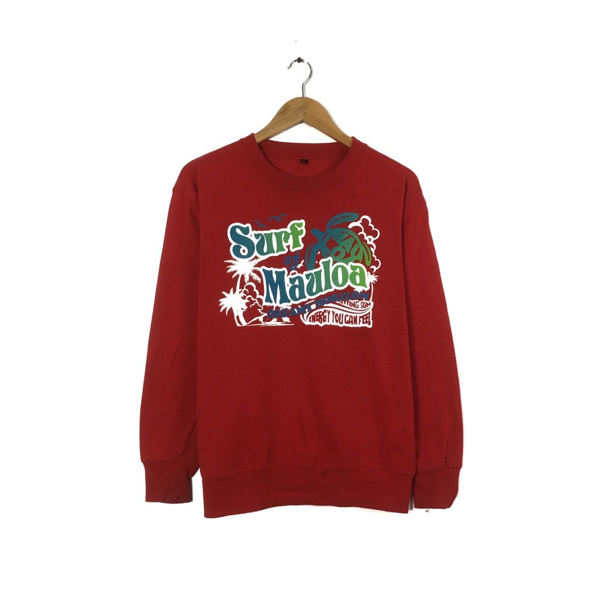 Vintage Vintage Surf CrewNeck Sweatshirt Surf Mauloa Horizon Size US M / EU 48-50 / 2 - 2 Thumbnail