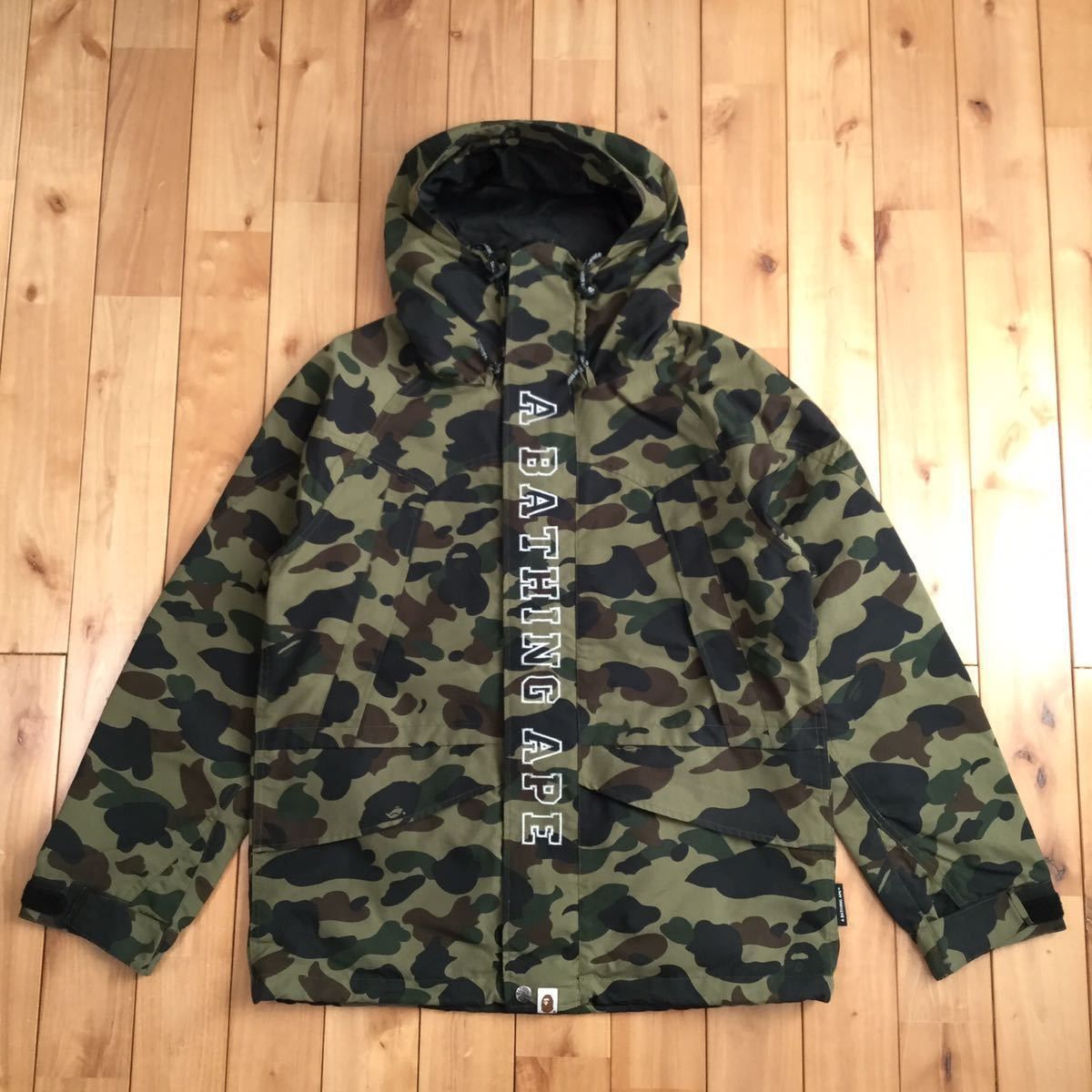 Bape BAPE 1st camo green snowboard jacket a bathing ape Grailed