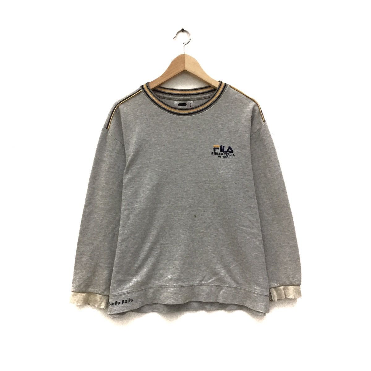 Fila × Vintage Vintage Fila Sweatshirt CrewNeck Embroidery Size US M / EU 48-50 / 2 - 1 Thumbnail