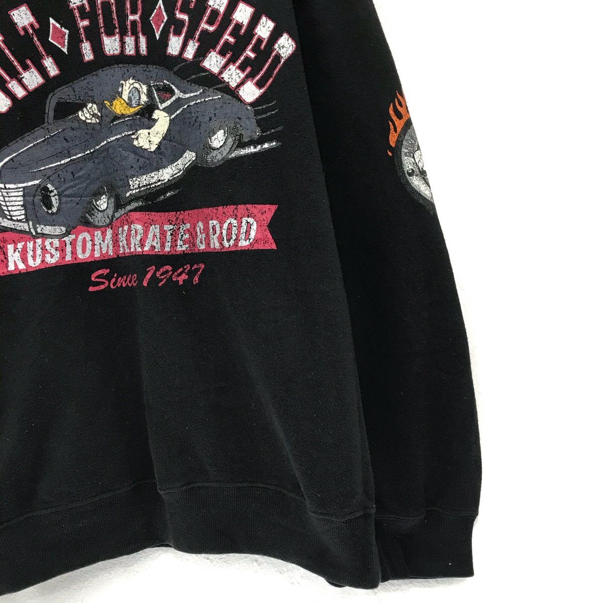 Disney × Japanese Brand Disney Sweatshirt Crewneck Donald Duck Built For Speed Size US M / EU 48-50 / 2 - 5 Thumbnail