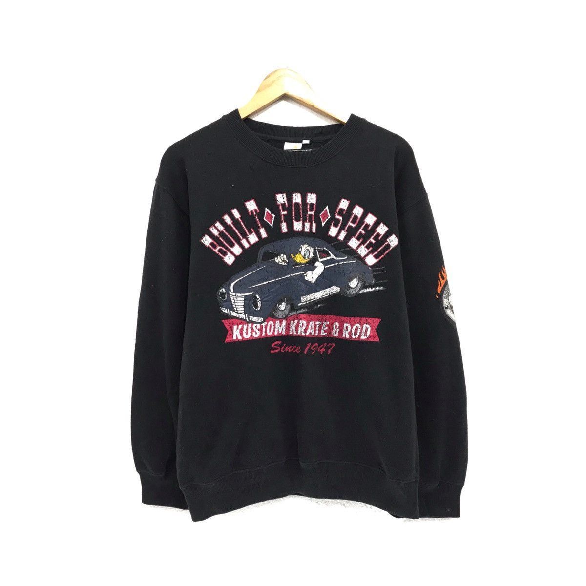 Disney × Japanese Brand Disney Sweatshirt Crewneck Donald Duck Built For Speed Size US M / EU 48-50 / 2 - 1 Thumbnail