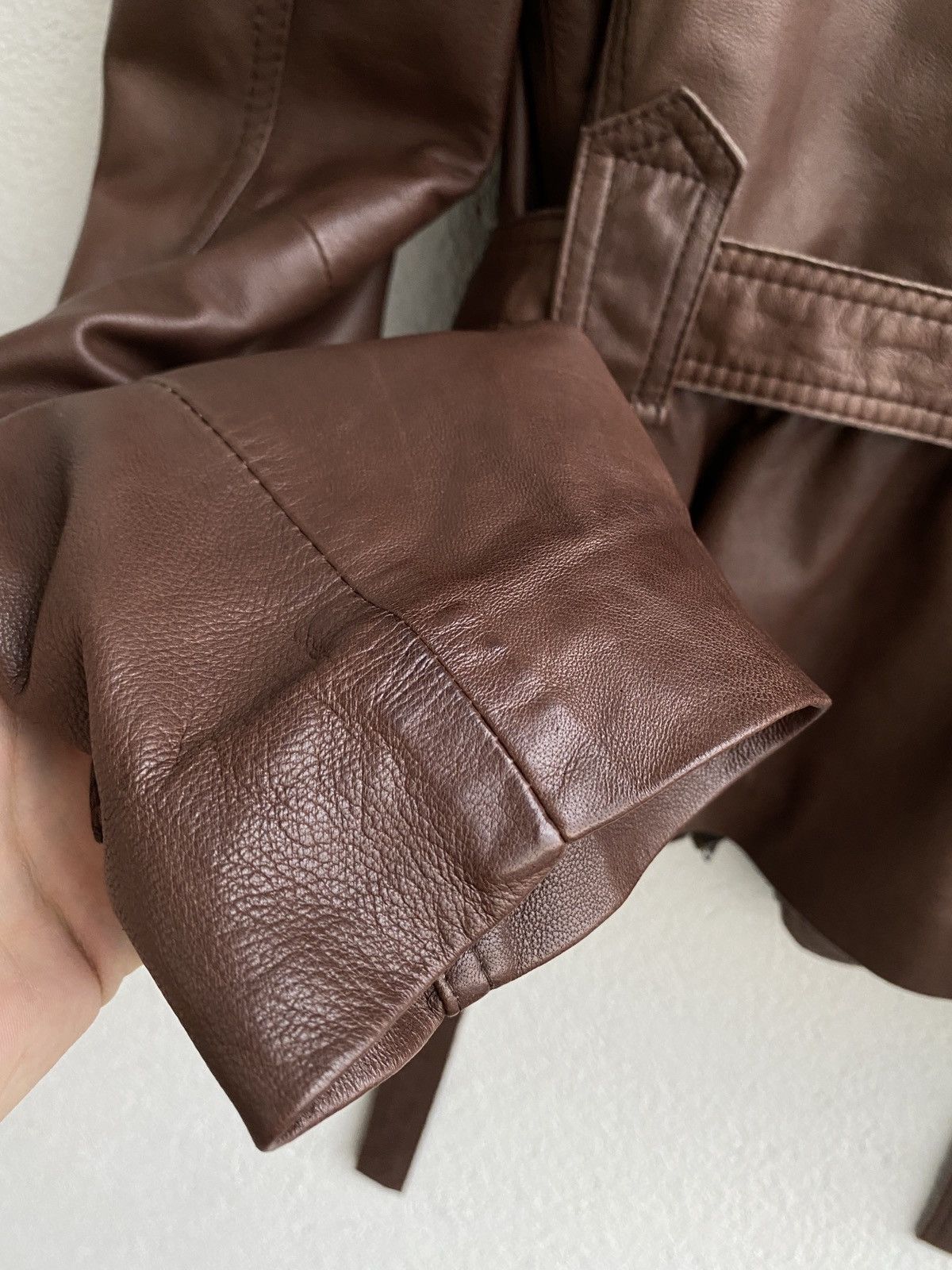 Yves Saint Laurent 90s Lamb Leather YSL Jacket Soft Size US S / EU 44-46 / 1 - 13 Thumbnail