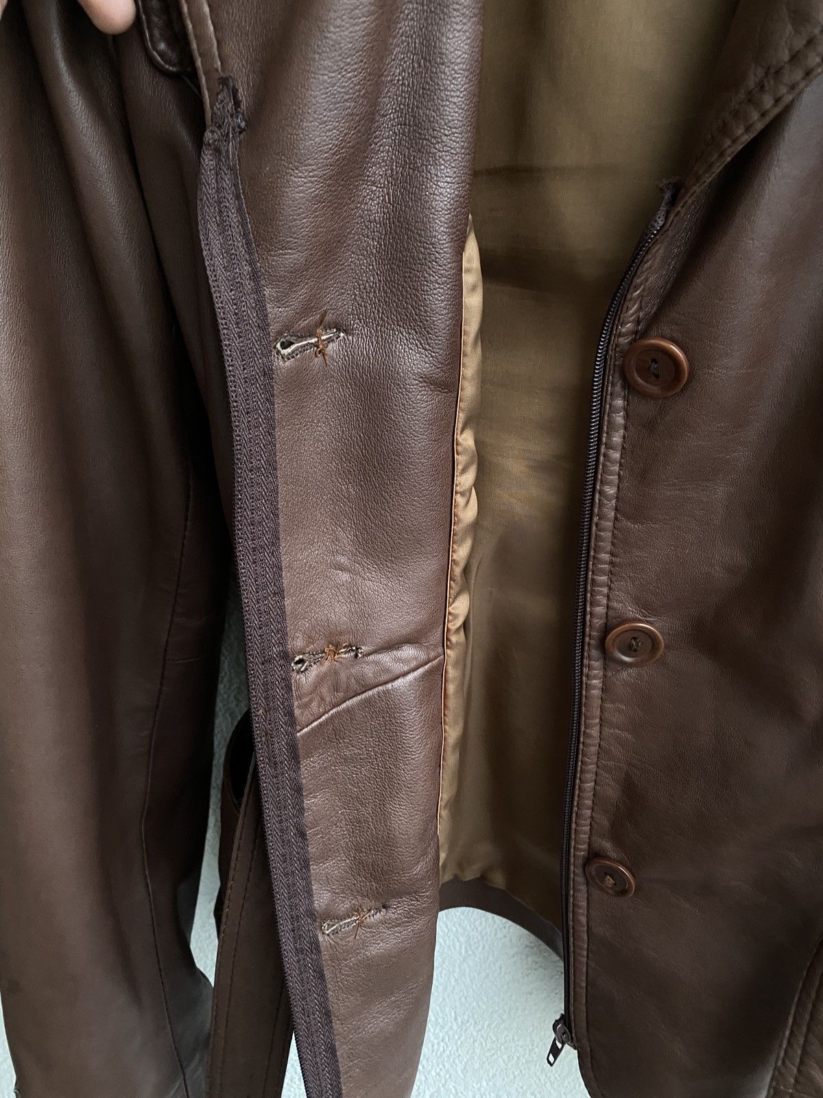 Yves Saint Laurent 90s Lamb Leather YSL Jacket Soft Size US S / EU 44-46 / 1 - 17 Thumbnail