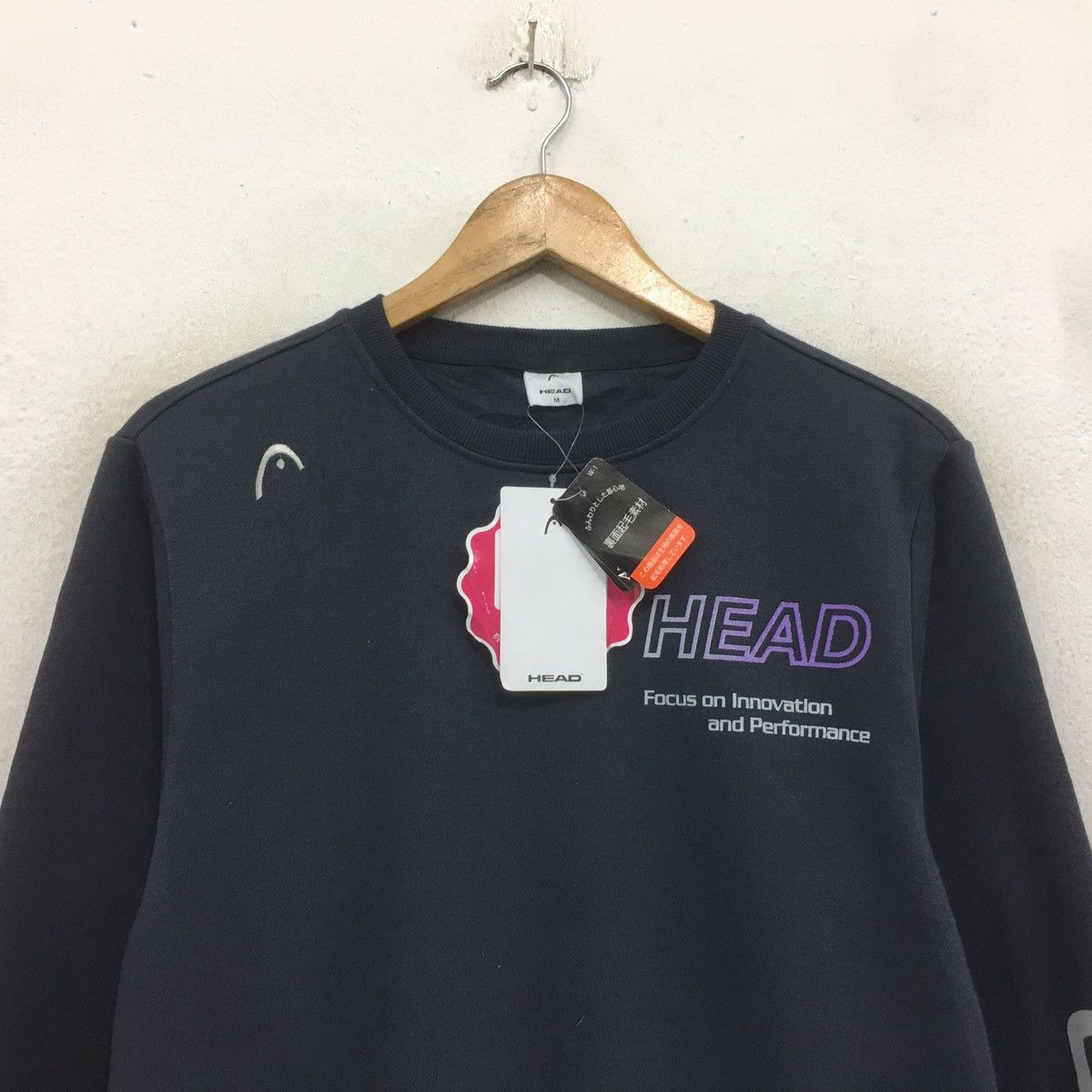 Japanese Brand Head Sweatshirt Focus On Innovation And Performance Size US M / EU 48-50 / 2 - 3 Thumbnail