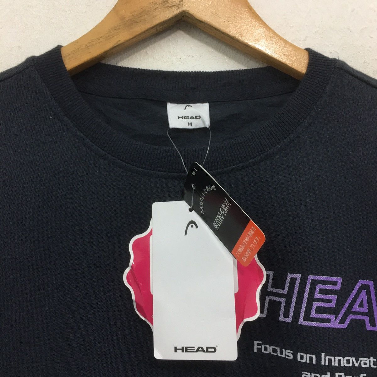 Japanese Brand Head Sweatshirt Focus On Innovation And Performance Size US M / EU 48-50 / 2 - 4 Thumbnail