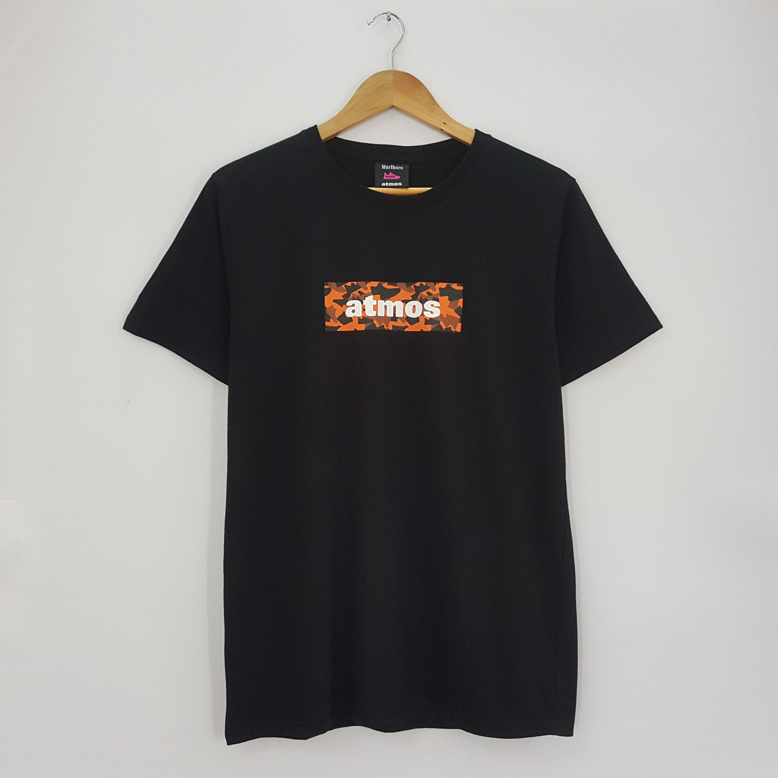 Japanese Brand × Vintage × atmos Vintage atoms X Marlboro X meets pox design t-shirt Size US M / EU 48-50 / 2 - 1 Thumbnail