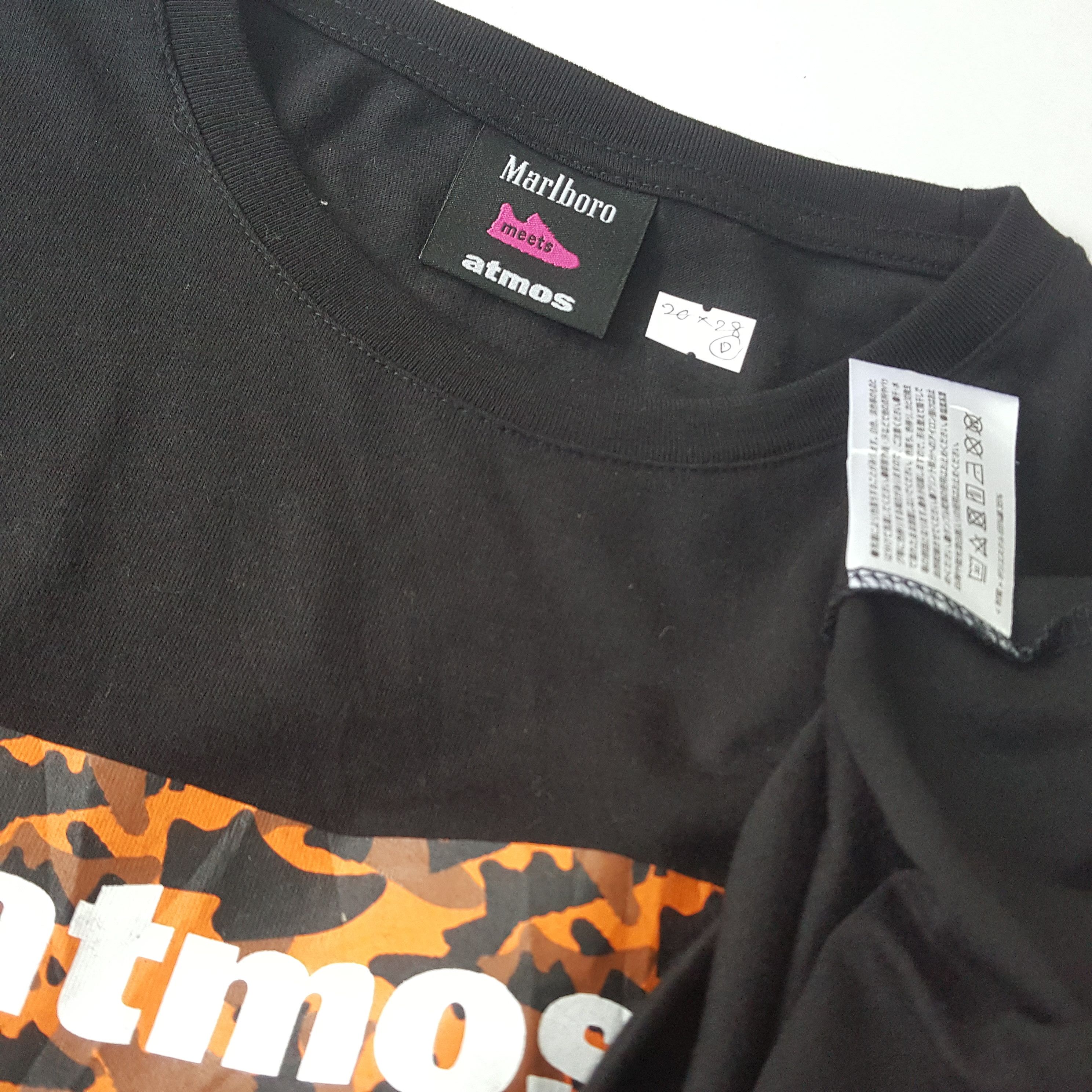 Japanese Brand × Vintage × atmos Vintage atoms X Marlboro X meets pox design t-shirt Size US M / EU 48-50 / 2 - 2 Thumbnail