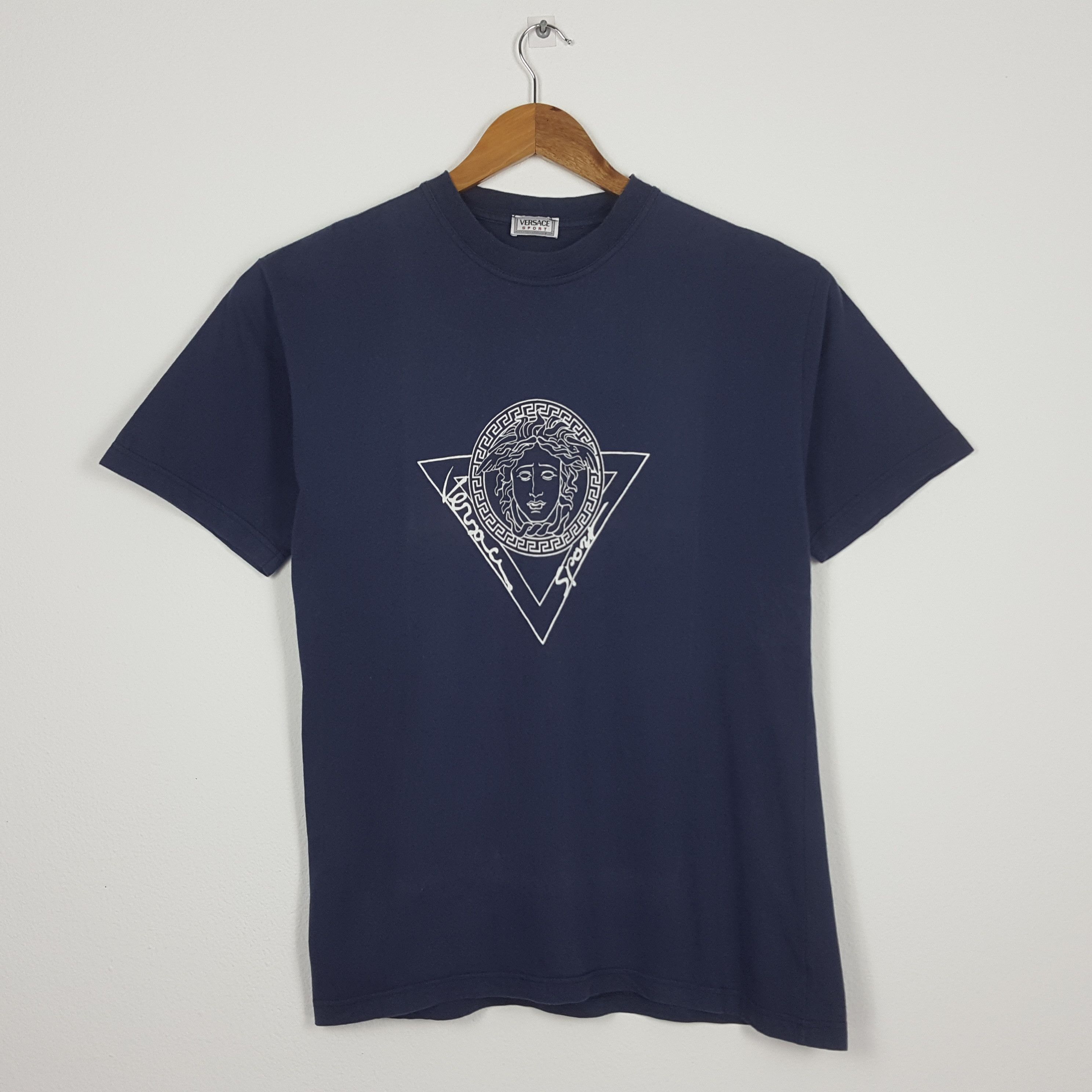 Vintage VERSACE SPPORT big logo t-shirt made in Italy