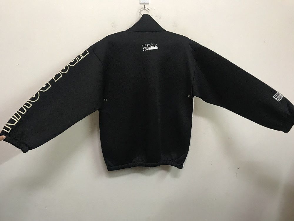 Vintage Vintage 1990s FIRST DOWN Spell Out Pullover Sponge Sweater Size US M / EU 48-50 / 2 - 8 Thumbnail