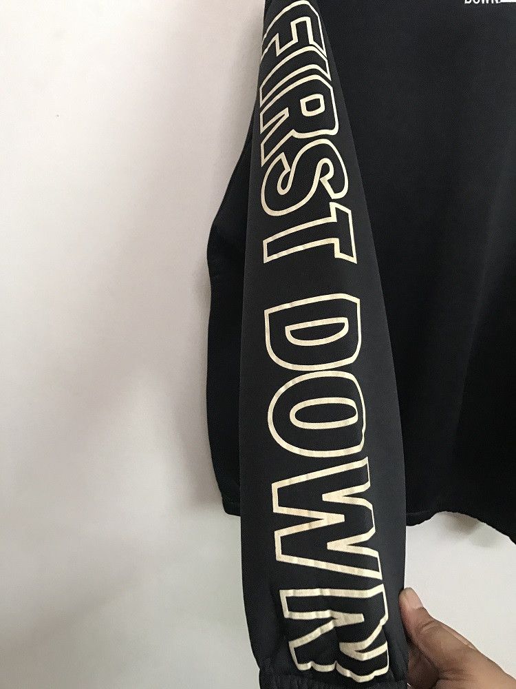 Vintage Vintage 1990s FIRST DOWN Spell Out Pullover Sponge Sweater Size US M / EU 48-50 / 2 - 12 Thumbnail