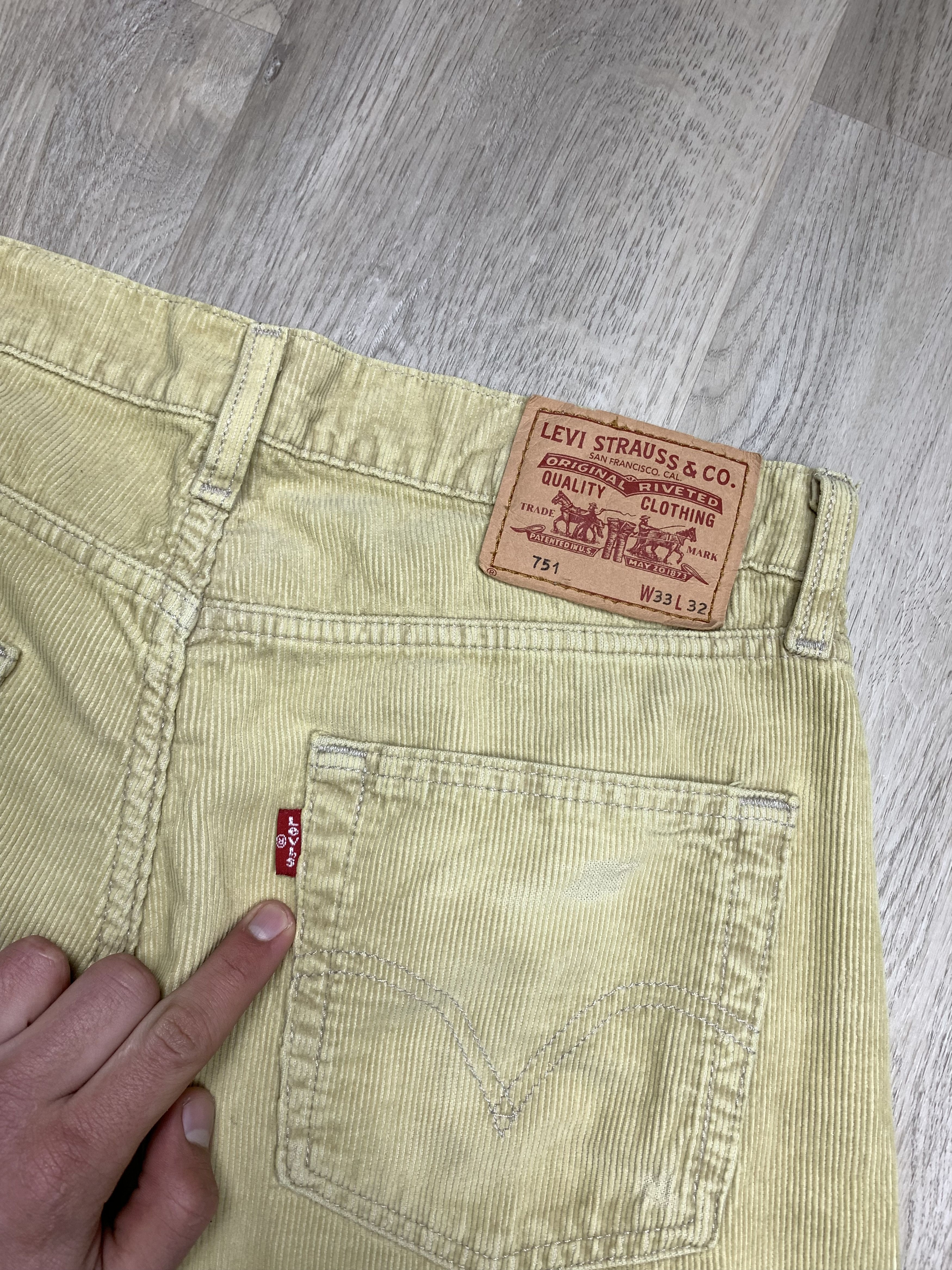 Levi's Levis Vintage Mens Corduroy Denim Pants Size US 33 - 5 Thumbnail
