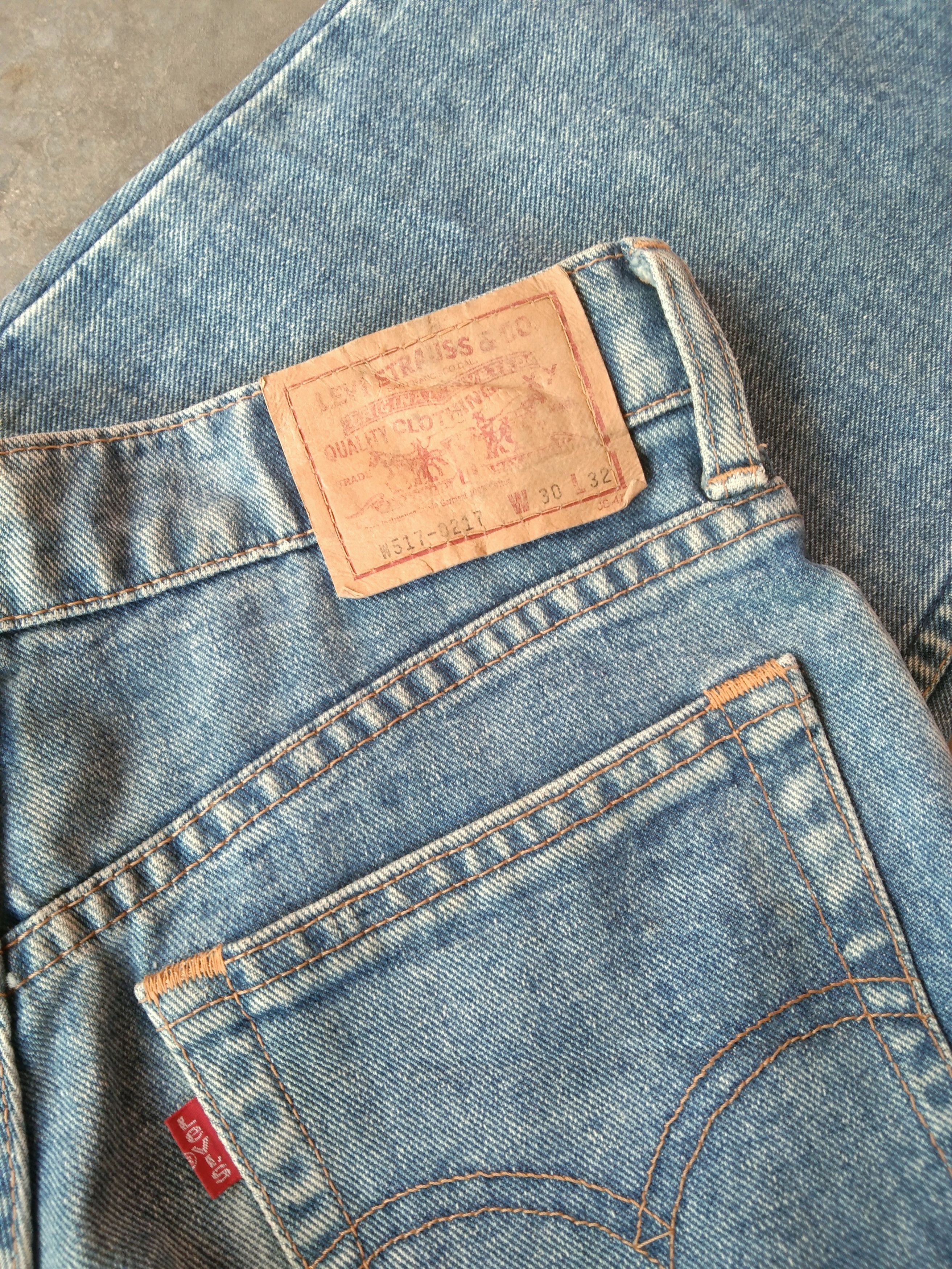 Levi's 90s Vintage Levi's 517 Boot Cut Flared Jeans 26x29 Size US 26 / EU 42 - 5 Thumbnail