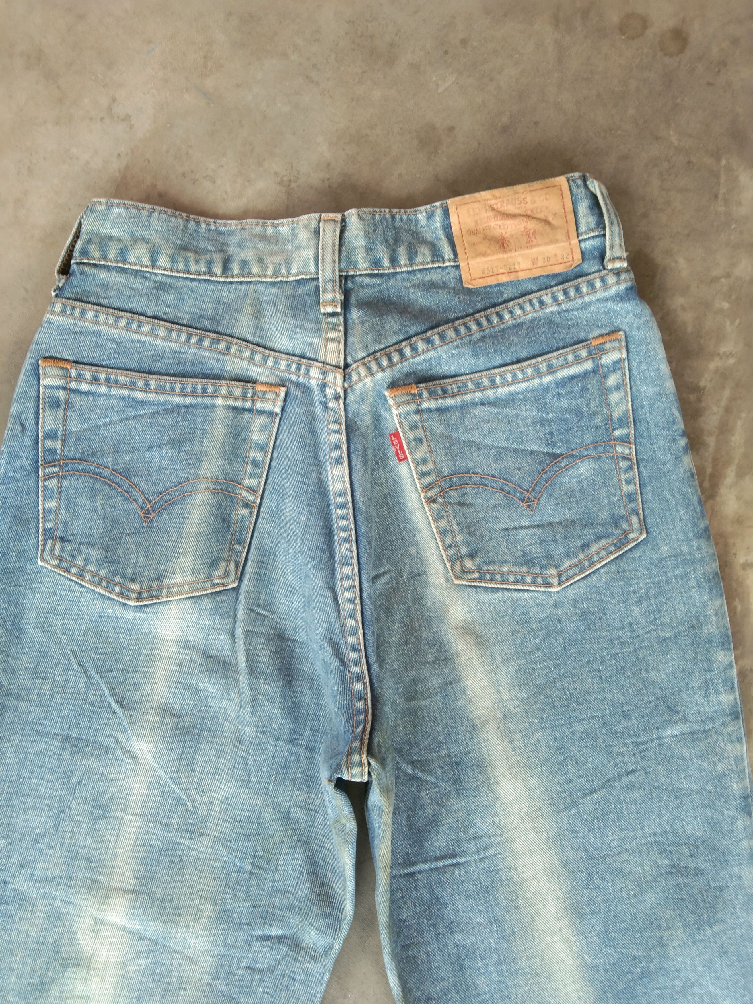 Levi's 90s Vintage Levi's 517 Boot Cut Flared Jeans 26x29 Size US 26 / EU 42 - 3 Thumbnail