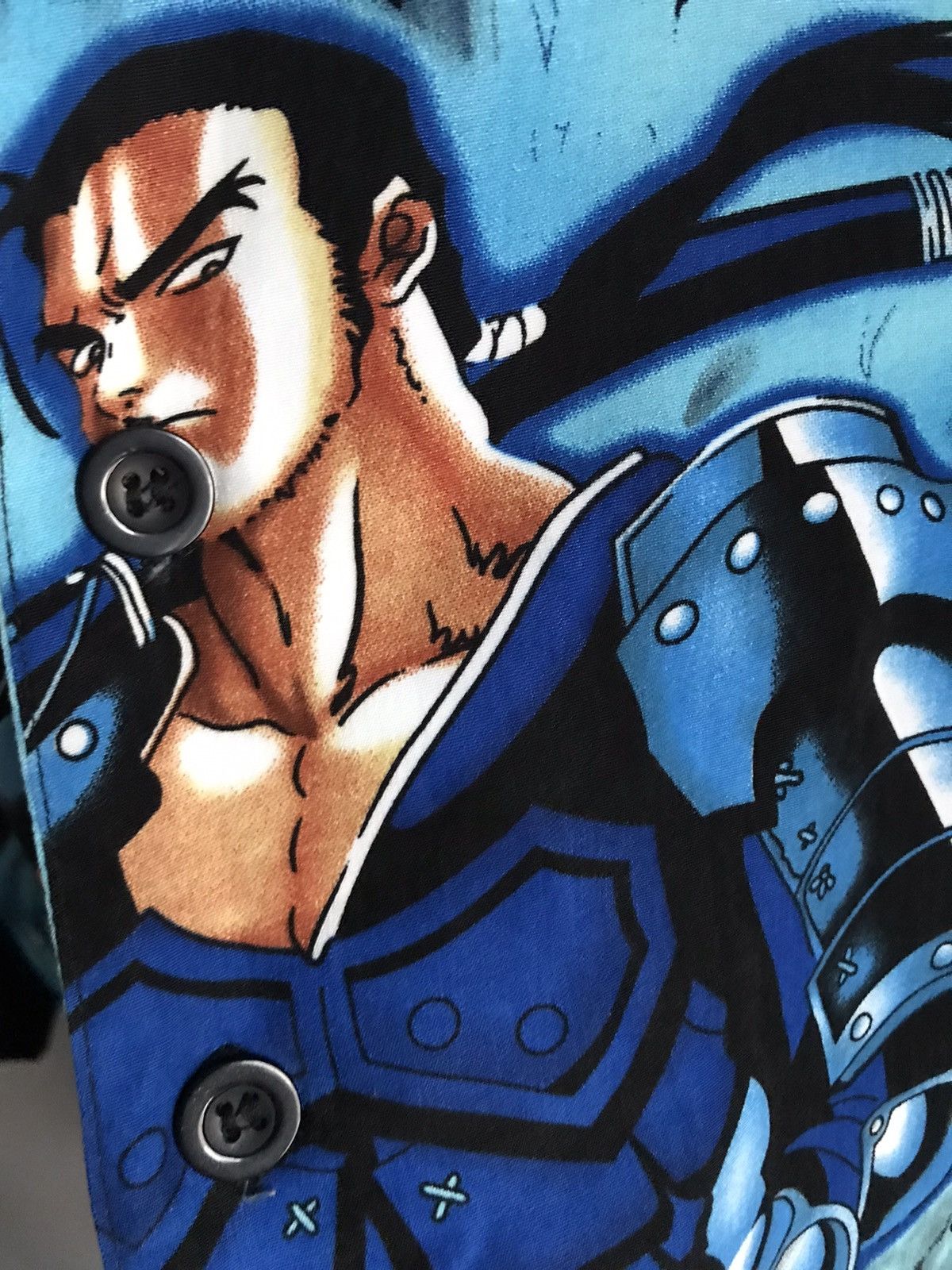 Other ANIME Fighter Dragon Slayer Hawaiian Shirt Blue Size US XL / EU 56 / 4 - 7 Thumbnail