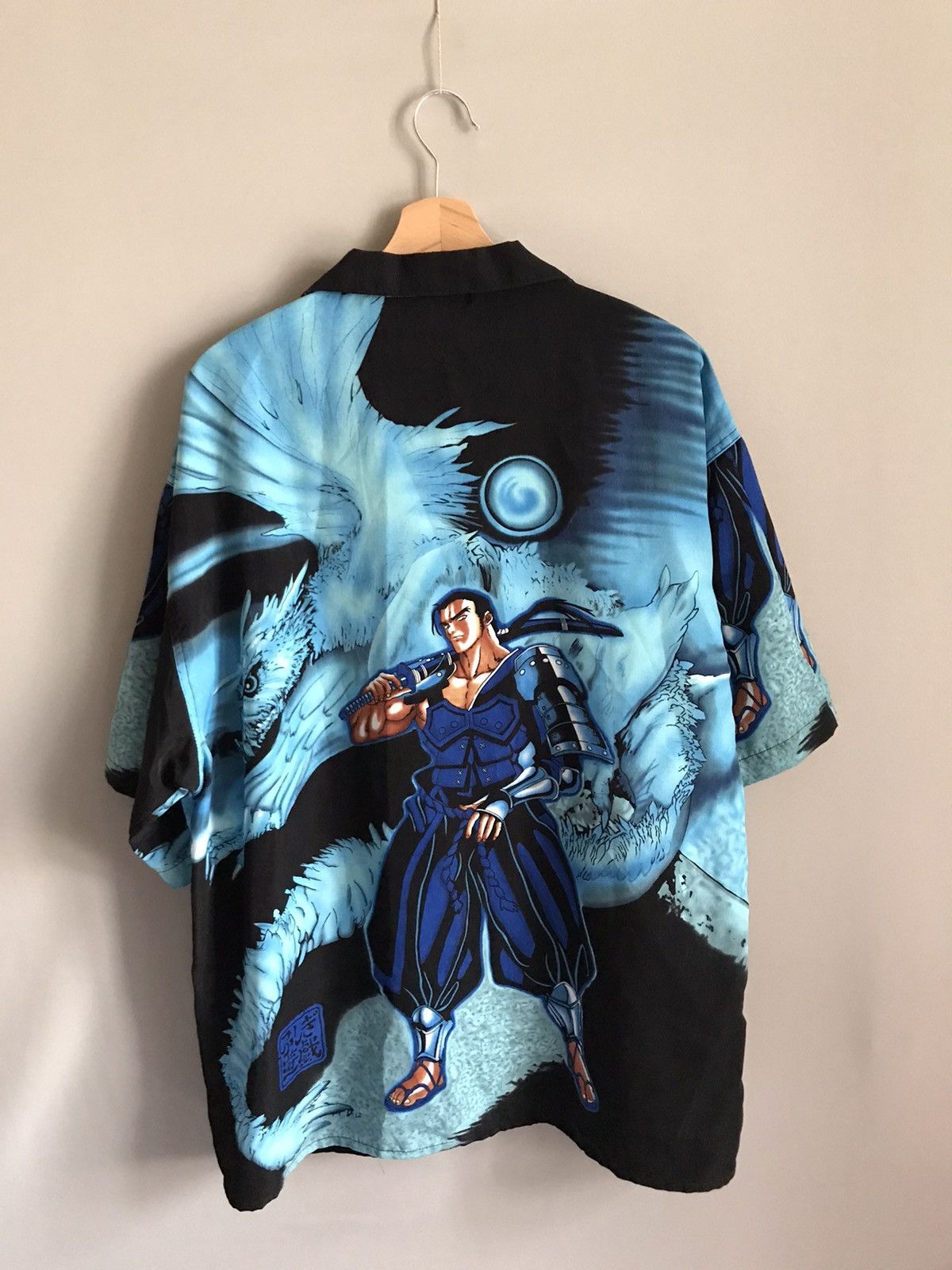 Other ANIME Fighter Dragon Slayer Hawaiian Shirt Blue Size US XL / EU 56 / 4 - 9 Thumbnail