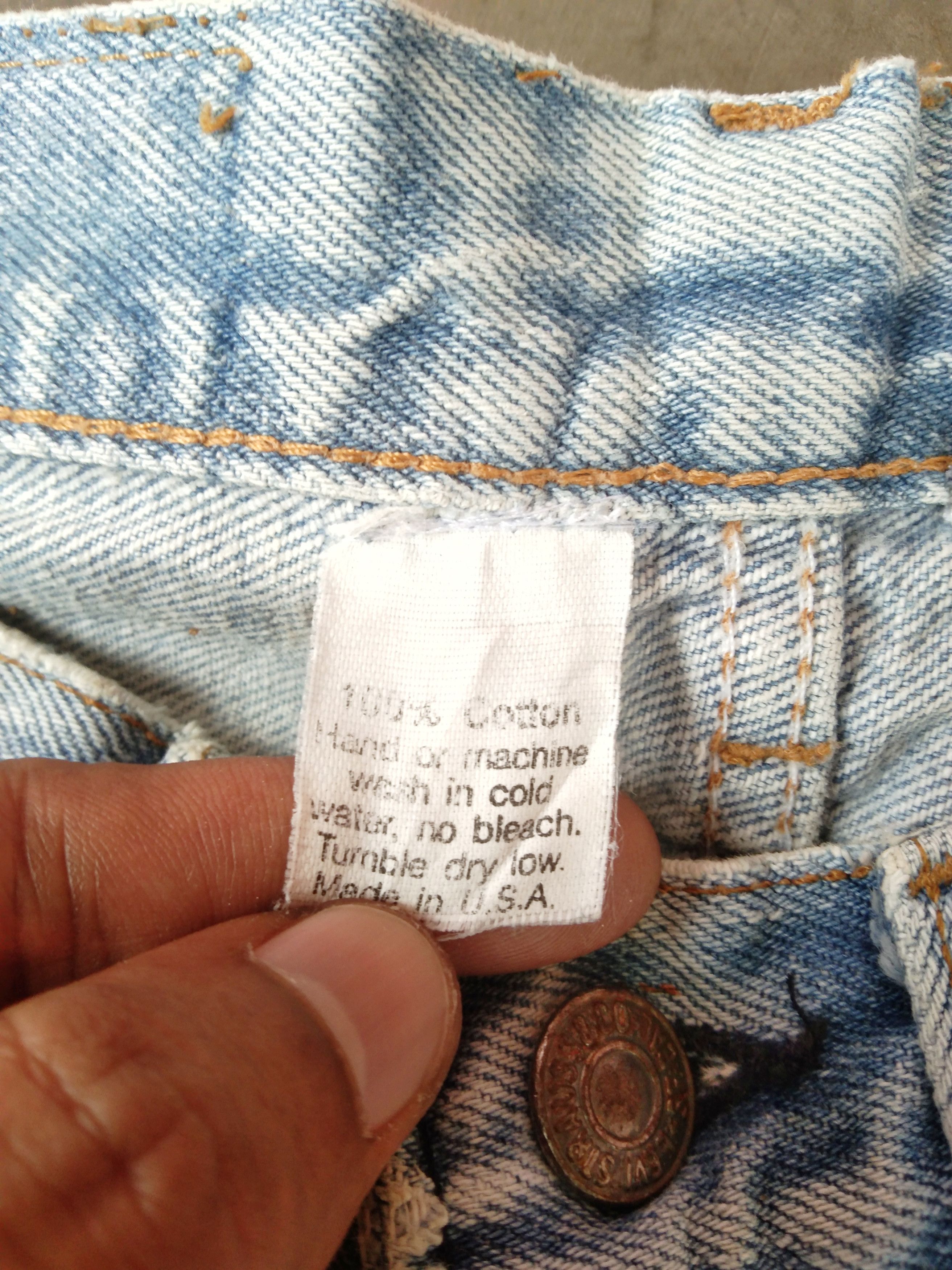 Levi's 80s Vintage Levi's 501 Jeans Made In USA 28x27 Size US 28 / EU 44 - 17 Thumbnail