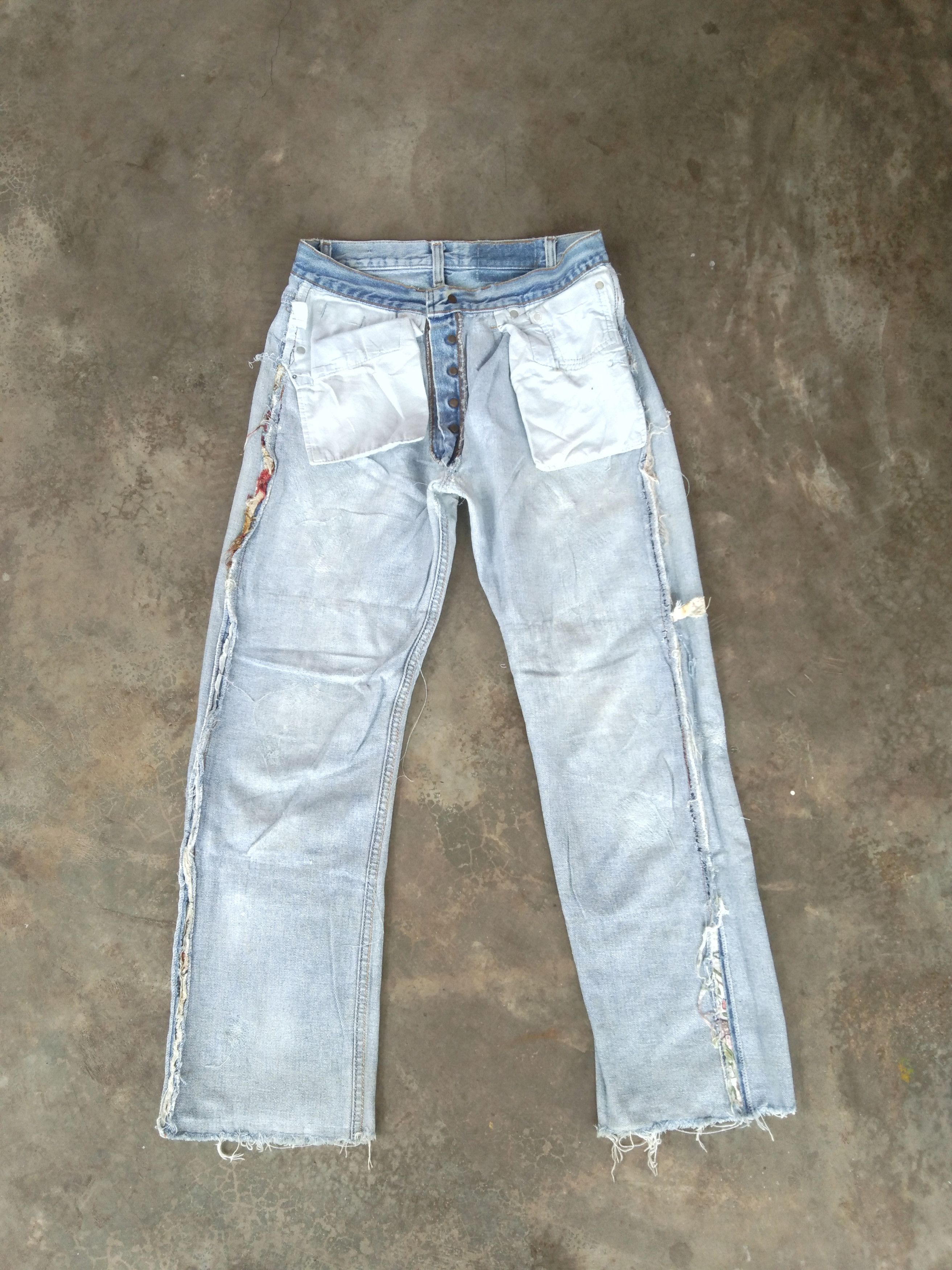 Levi's 80s Vintage Levi's 501 Jeans Made In USA 28x27 Size US 28 / EU 44 - 3 Thumbnail