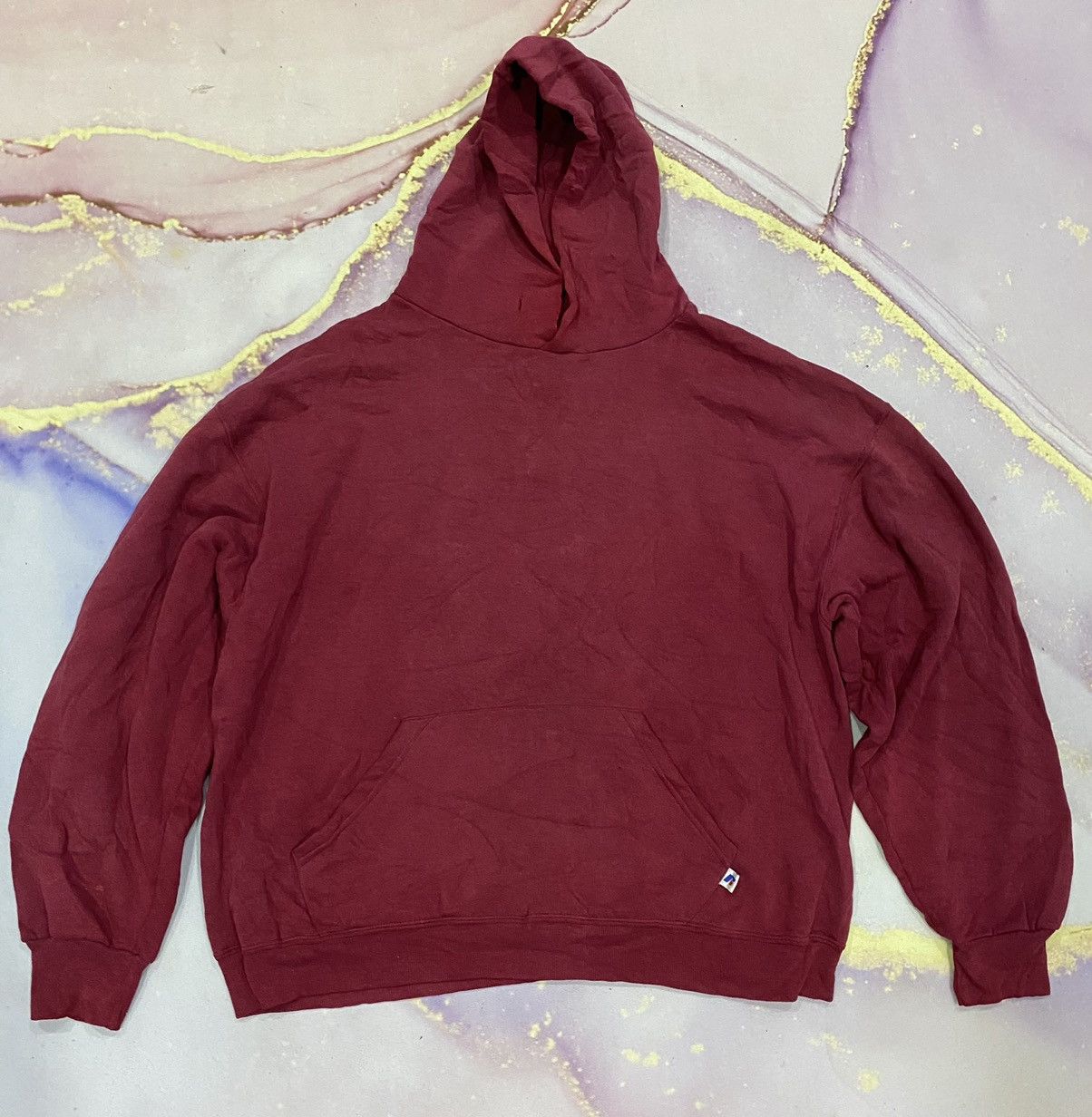 Russell Athletic × Vintage vintage russell hoodie pullover Size US XL / EU 56 / 4 - 1 Thumbnail