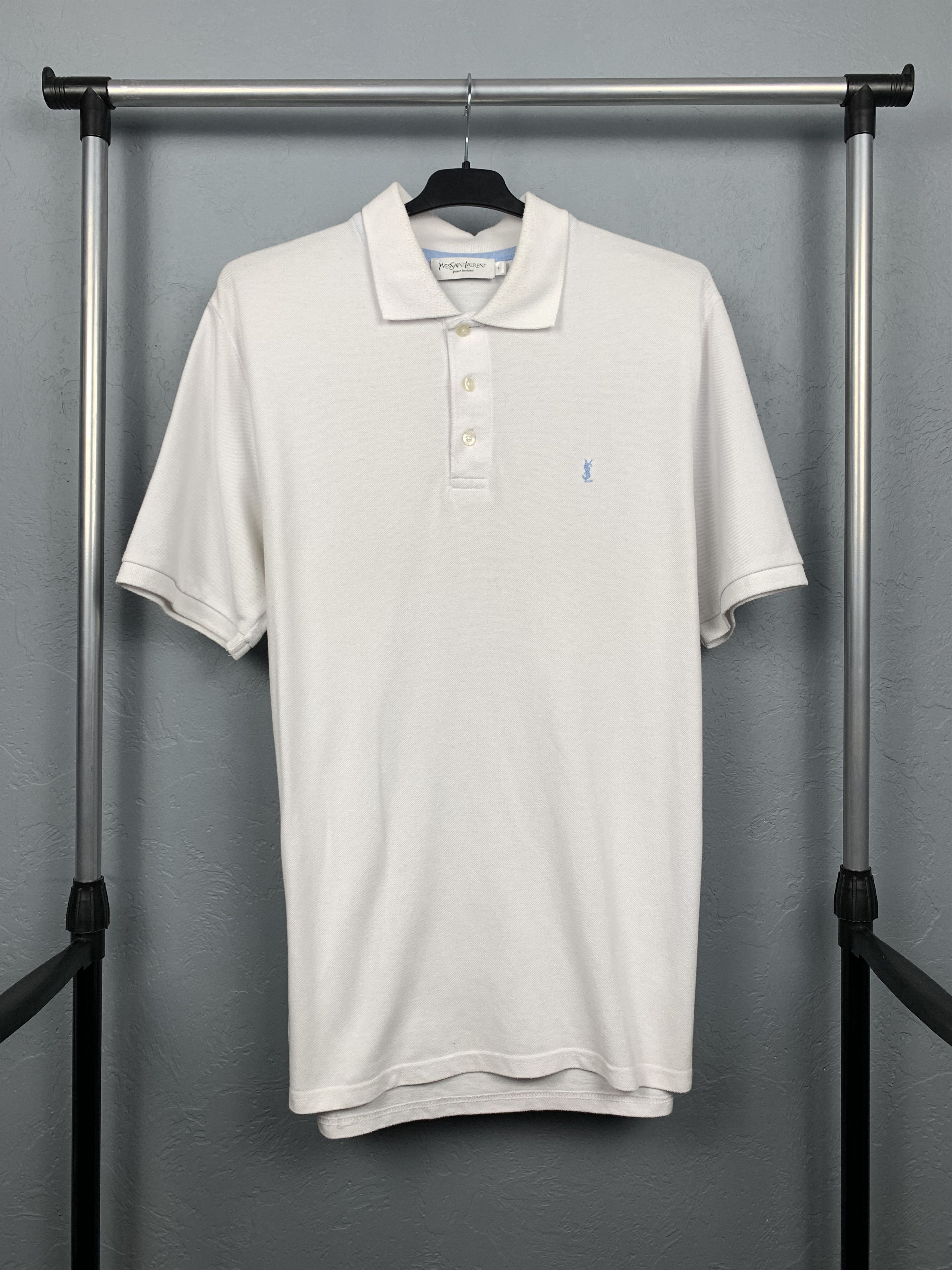 Yves Saint Laurent Yves Saint Laurent YSL Mens Polo Shirt Size US L / EU 52-54 / 3 - 1 Thumbnail