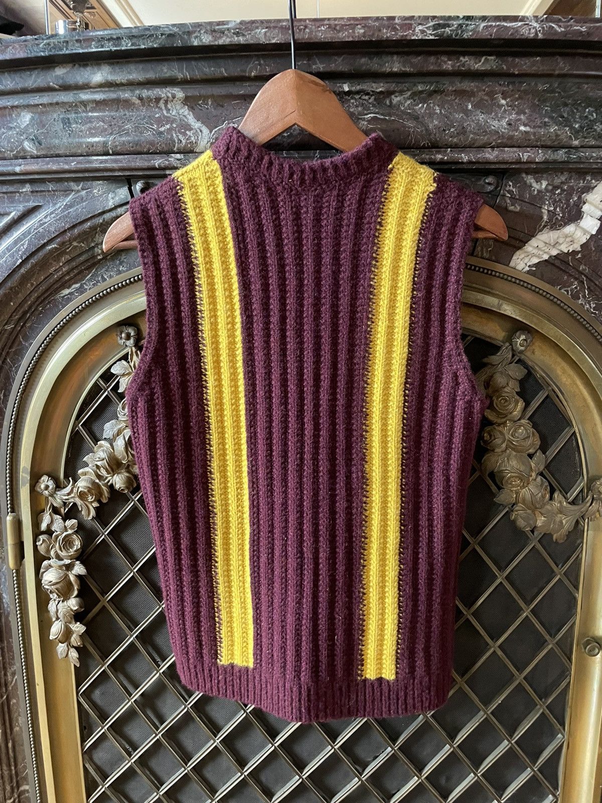 Calvin Klein 205W39NYC × Raf Simons FW17 1 of 1 Striped Knit Vest Sample Size US S / EU 44-46 / 1 - 5 Thumbnail