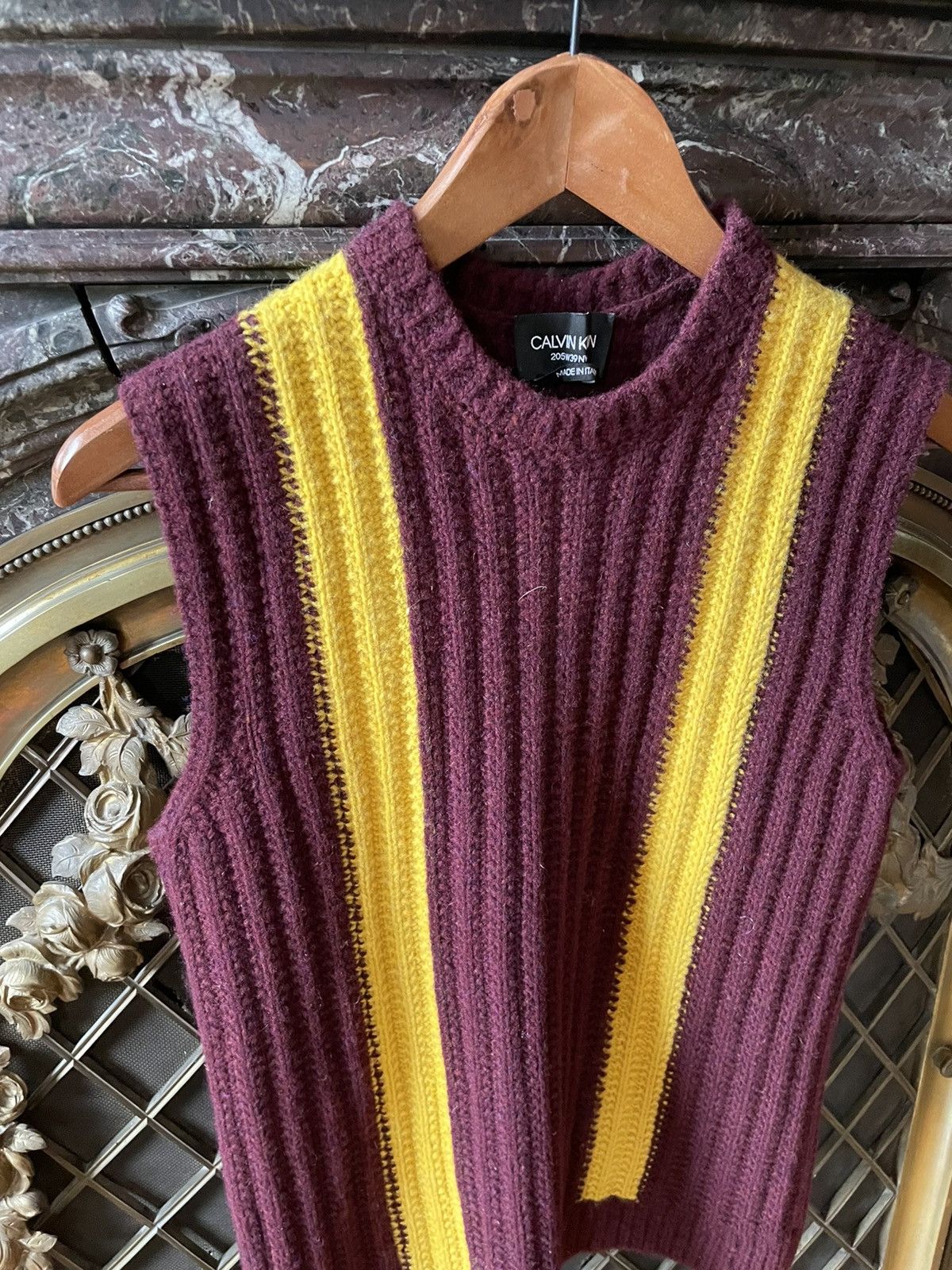 Calvin Klein 205W39NYC × Raf Simons FW17 1 of 1 Striped Knit Vest Sample Size US S / EU 44-46 / 1 - 2 Thumbnail