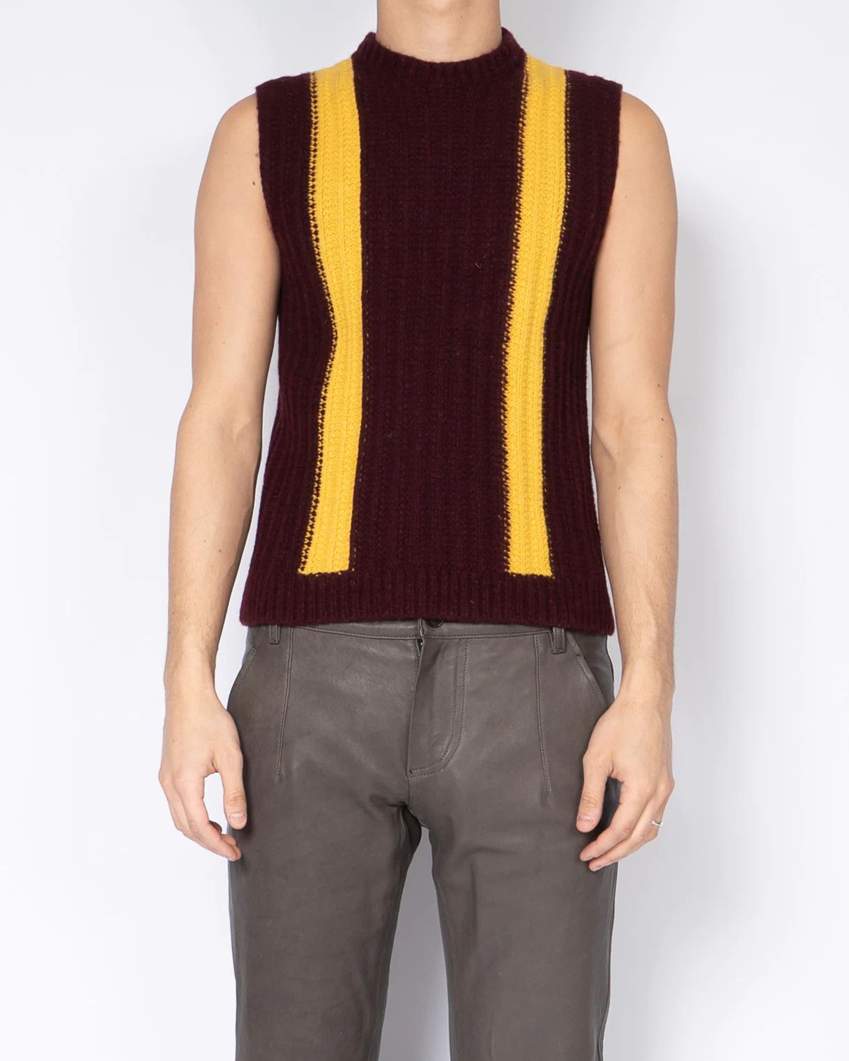 Calvin Klein 205W39NYC × Raf Simons FW17 1 of 1 Striped Knit Vest Sample Size US S / EU 44-46 / 1 - 6 Thumbnail