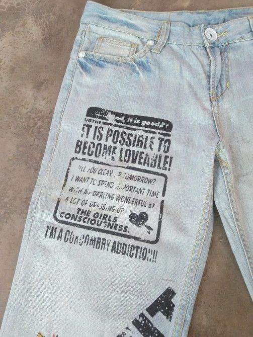 Japanese Brand Vintage CO&LU Japan Retro Punk Jeans 32x30 Size US 32 / EU 48 - 7 Thumbnail