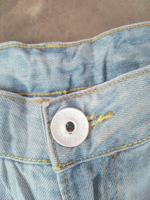 Japanese Brand Vintage CO&LU Japan Retro Punk Jeans 32x30 Size US 32 / EU 48 - 10 Thumbnail