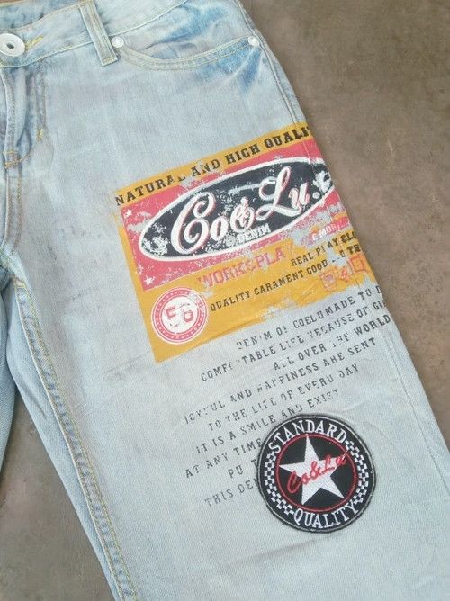 Japanese Brand Vintage CO&LU Japan Retro Punk Jeans 32x30 Size US 32 / EU 48 - 6 Thumbnail