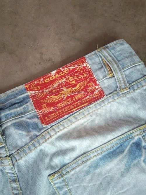 Japanese Brand Vintage CO&LU Japan Retro Punk Jeans 32x30 Size US 32 / EU 48 - 5 Thumbnail
