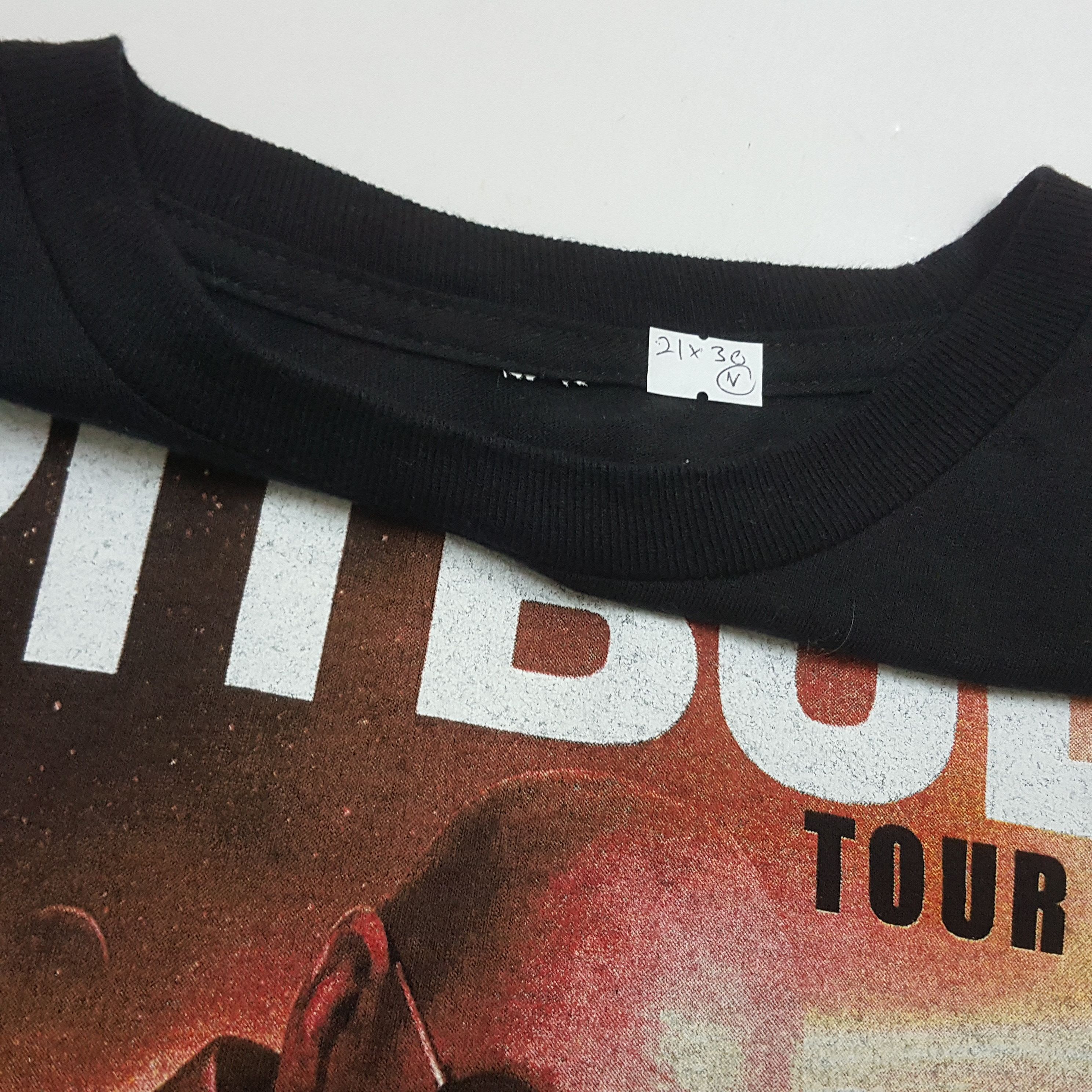 Band Tees × Rap Tees × Vintage Vintage PITBULL American Rapper hip hop tour t-shirt Size US L / EU 52-54 / 3 - 2 Thumbnail