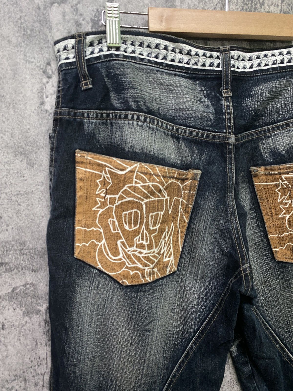 PPFM Rare PPFM hype man printer crazy design jeans Size US 33 - 12 Thumbnail