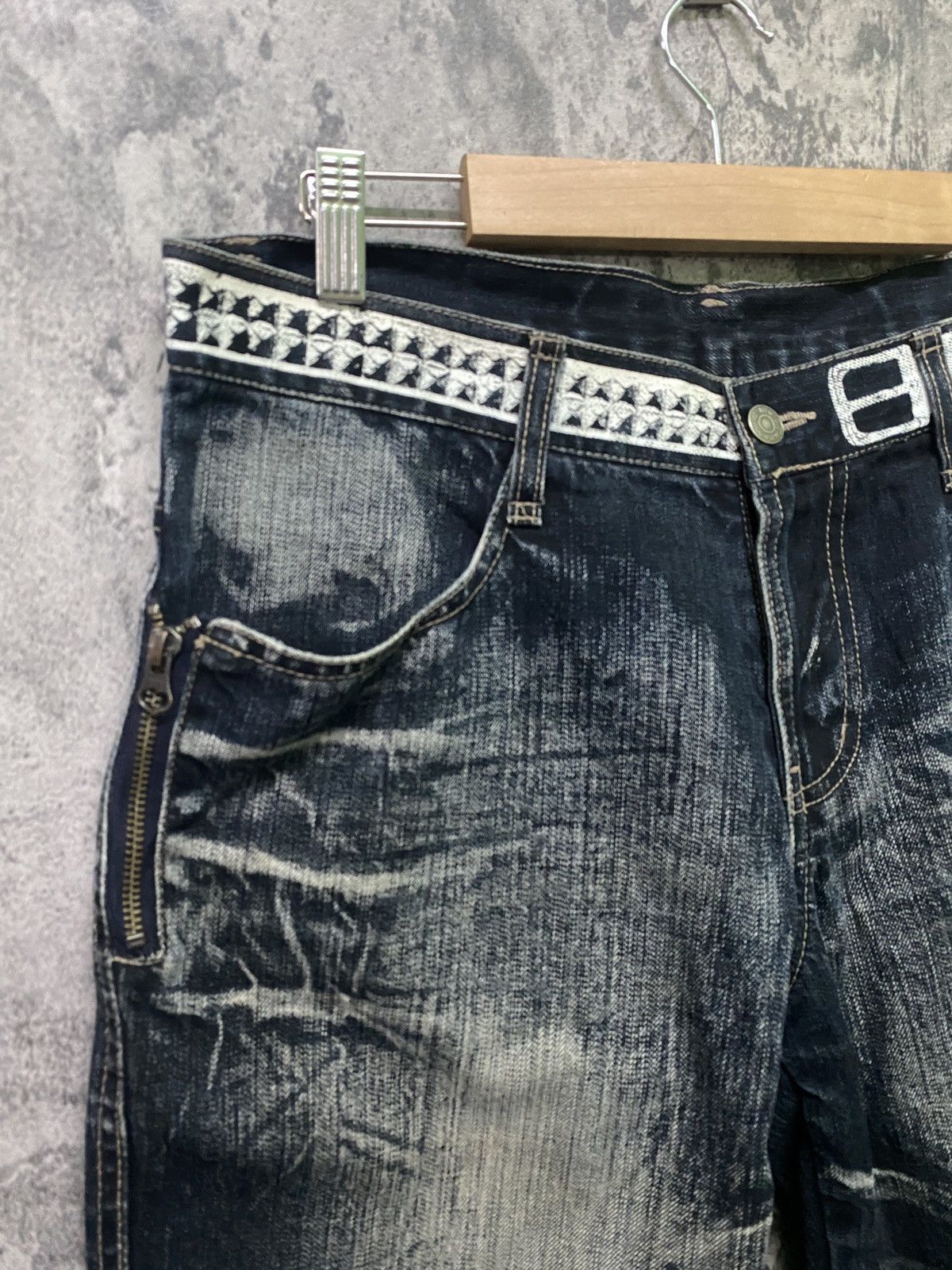 PPFM Rare PPFM hype man printer crazy design jeans Size US 33 - 4 Thumbnail