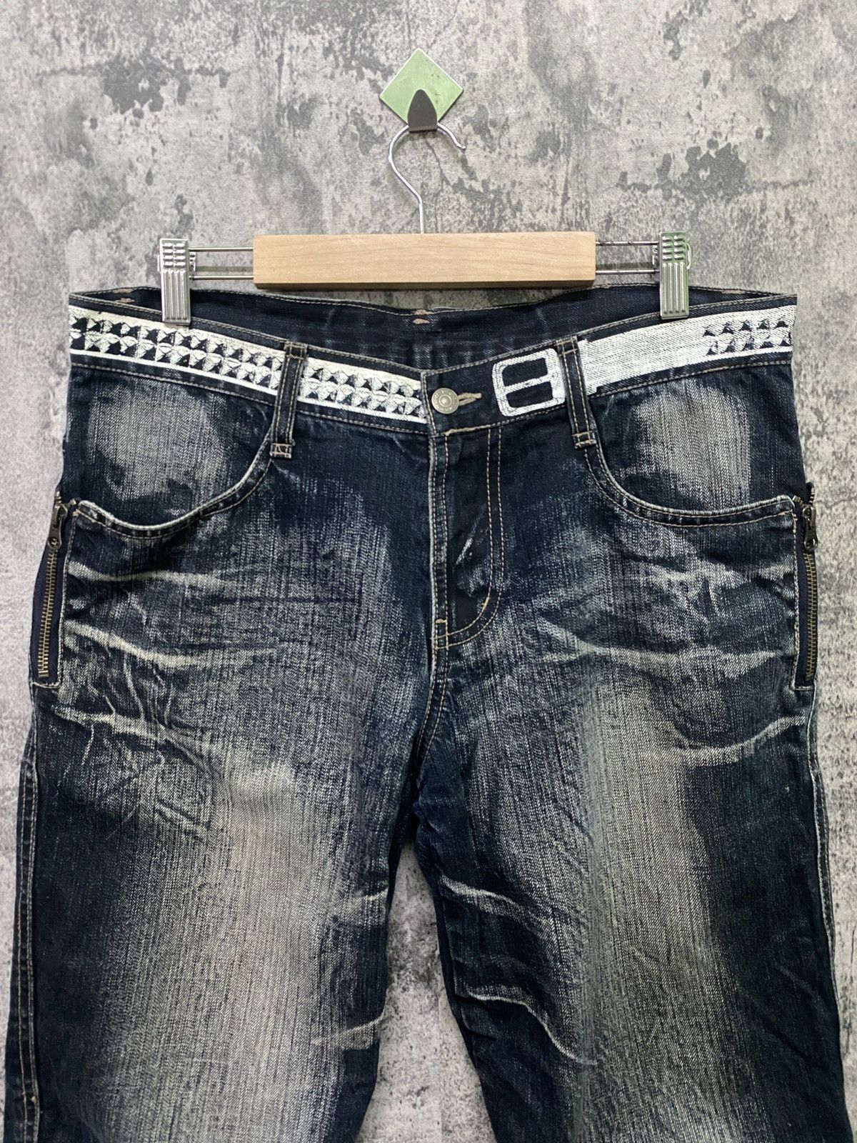 PPFM Rare PPFM hype man printer crazy design jeans Size US 33 - 3 Thumbnail