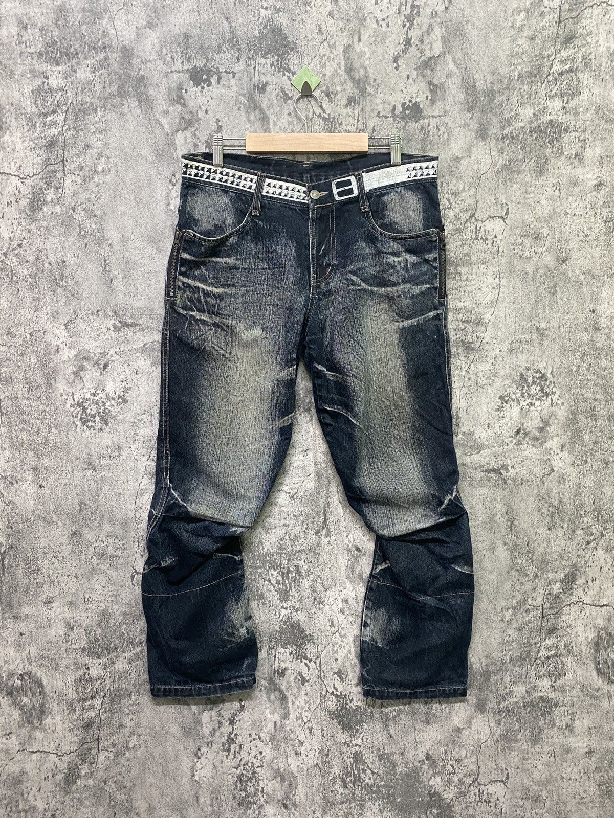 PPFM Rare PPFM hype man printer crazy design jeans Size US 33 - 1 Thumbnail