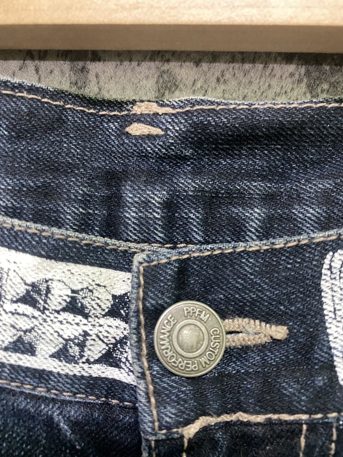 PPFM Rare PPFM hype man printer crazy design jeans Size US 33 - 10 Thumbnail