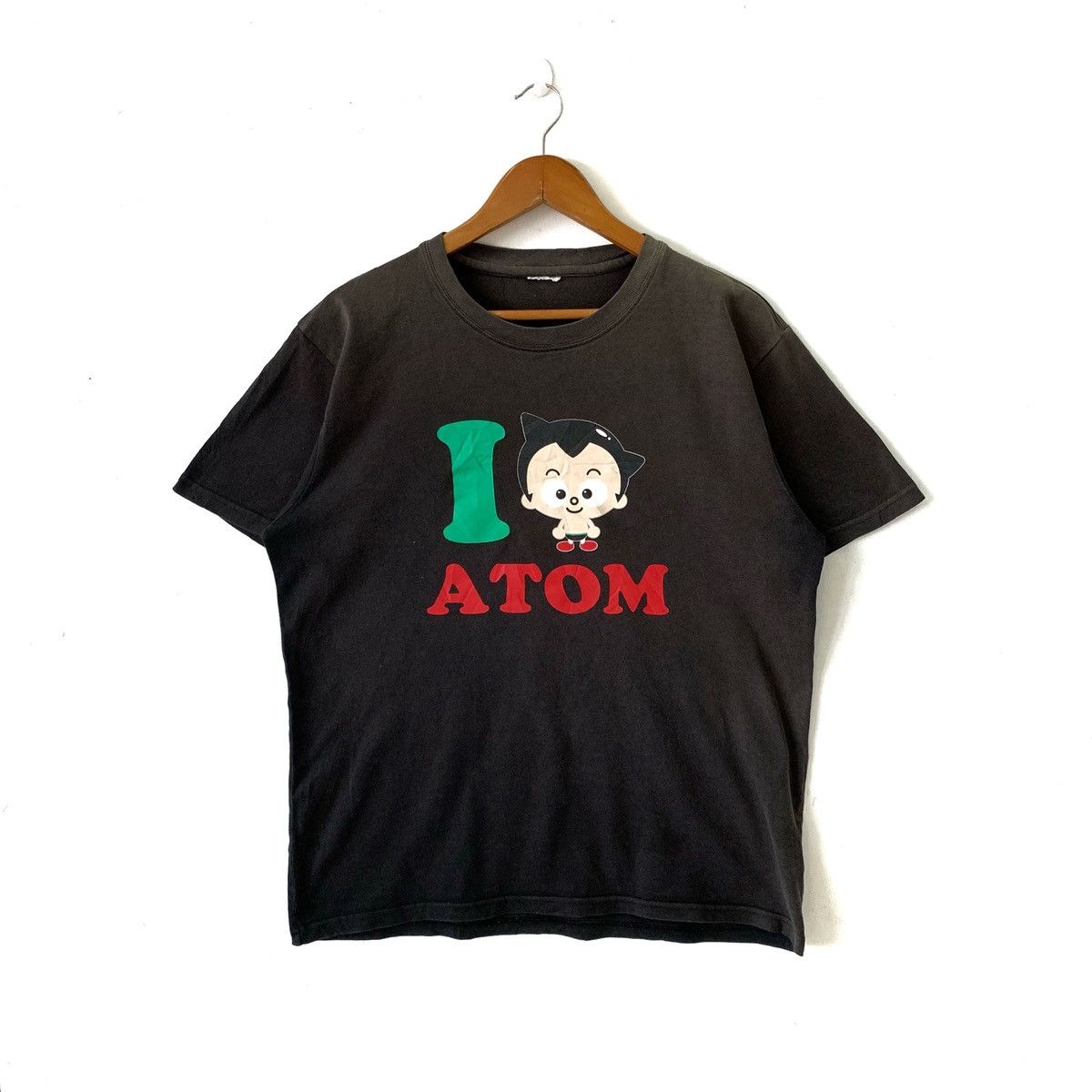 Anime × Japanese Brand × Vintage Vintage Sunfaded Astro Boy I Love Atom Tshirt Size US L / EU 52-54 / 3 - 1 Thumbnail