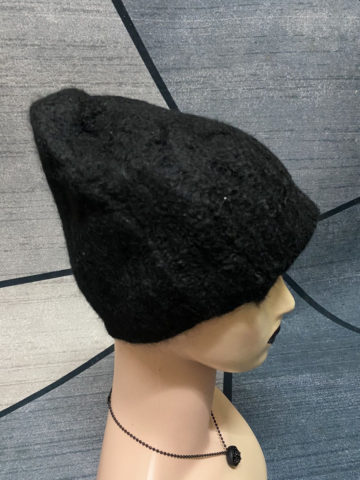 Japanese Brand × United Arrows United Arrow Black Beanie Hat Size ONE SIZE - 3 Thumbnail