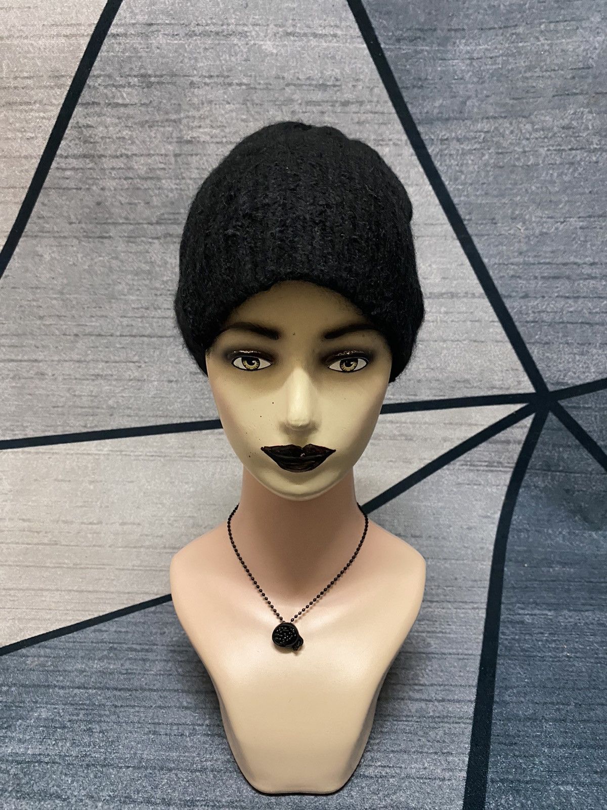 Japanese Brand × United Arrows United Arrow Black Beanie Hat Size ONE SIZE - 1 Thumbnail