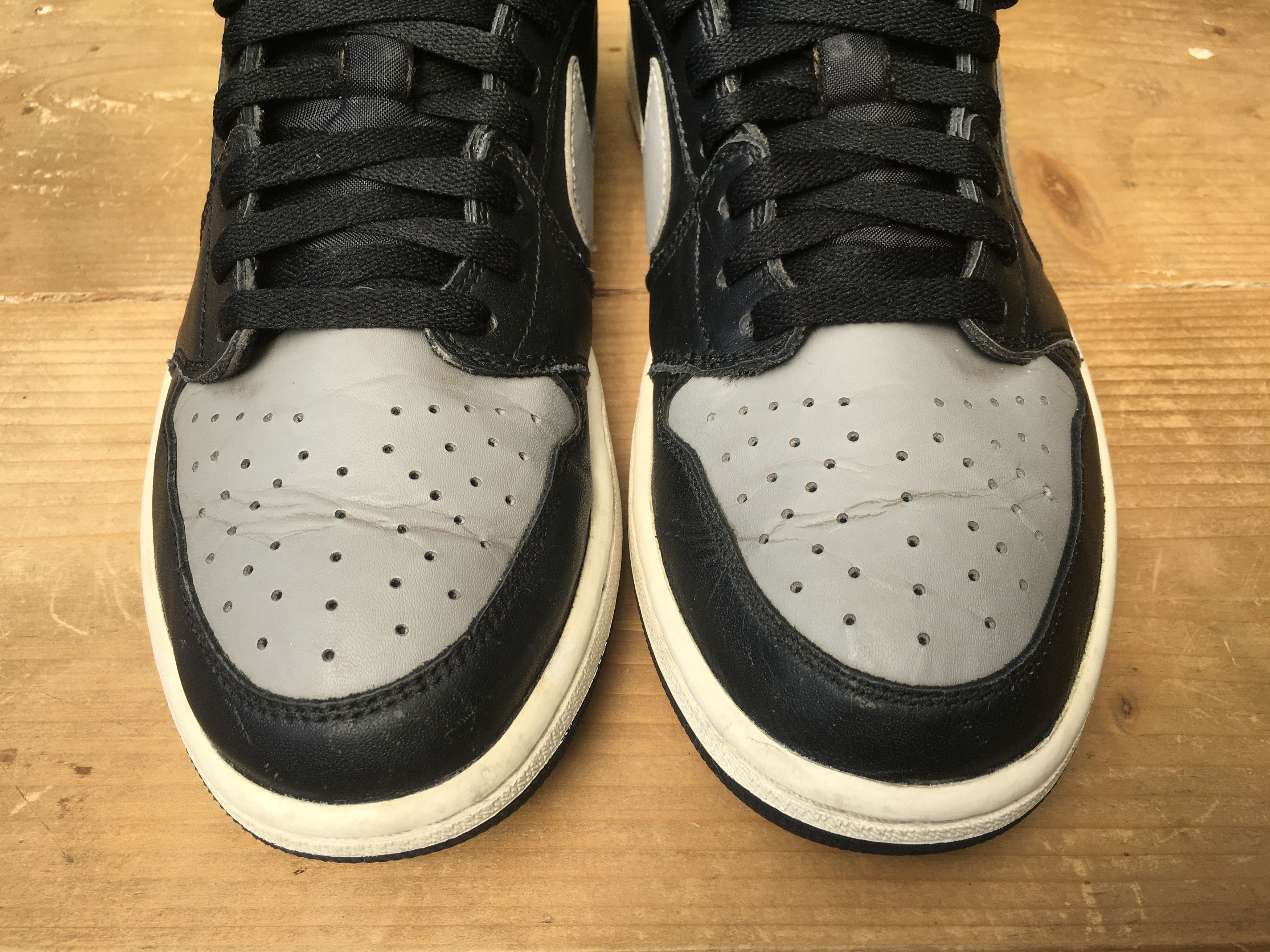 Jordan Brand × Nike 🔥 Nike Air Jordan 1 Retro Low OG Shadow 2015 Size US 10 / EU 43 - 10 Thumbnail