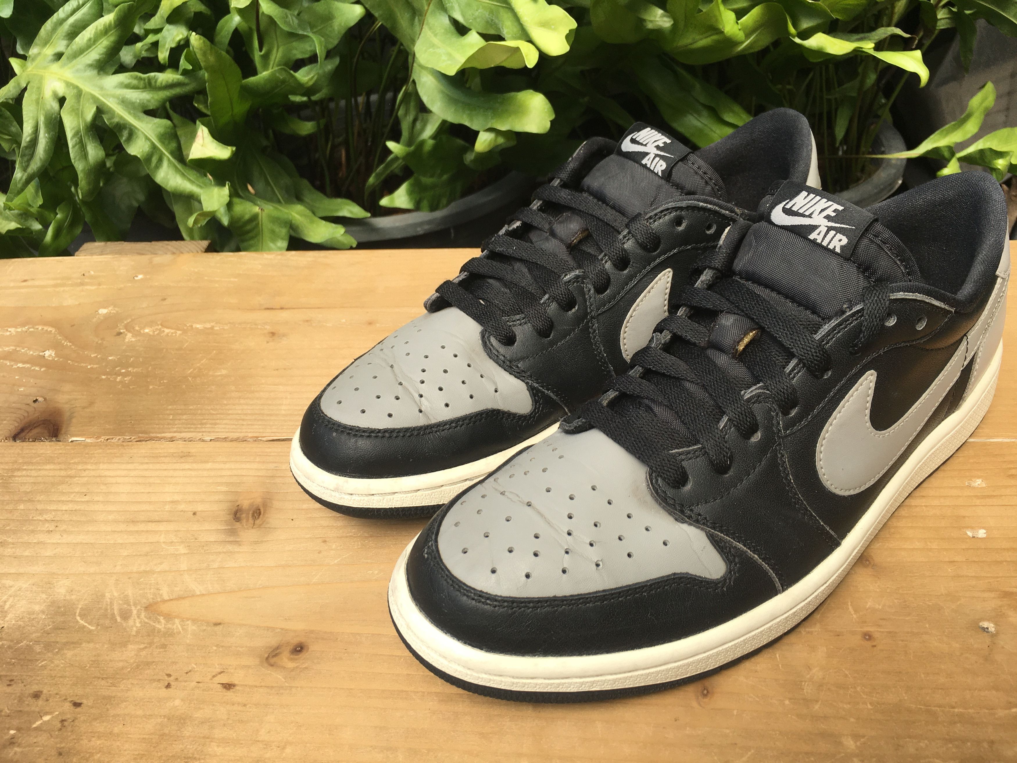 Jordan Brand × Nike 🔥 Nike Air Jordan 1 Retro Low OG Shadow 2015 Size US 10 / EU 43 - 7 Thumbnail