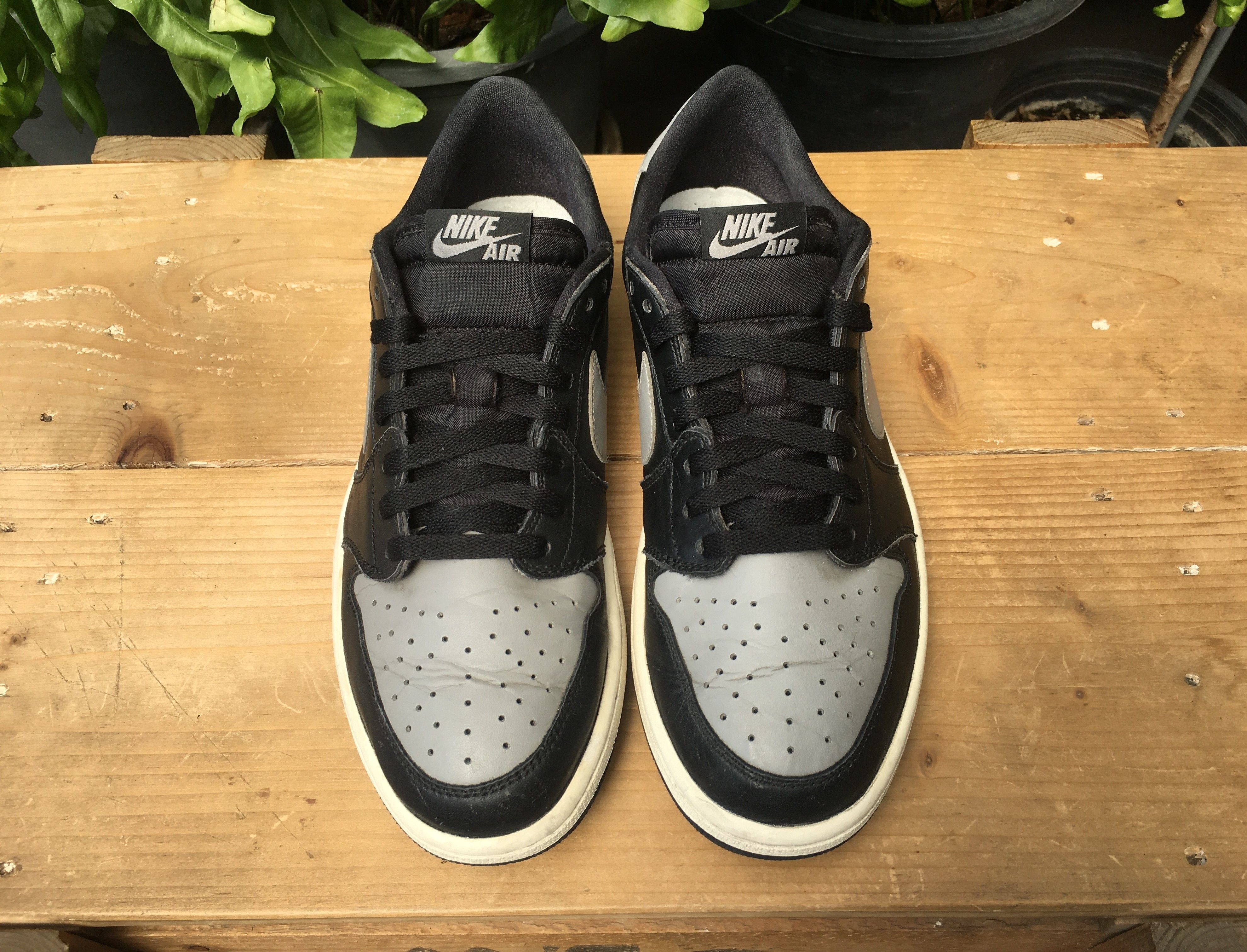 Jordan Brand × Nike 🔥 Nike Air Jordan 1 Retro Low OG Shadow 2015 Size US 10 / EU 43 - 9 Thumbnail