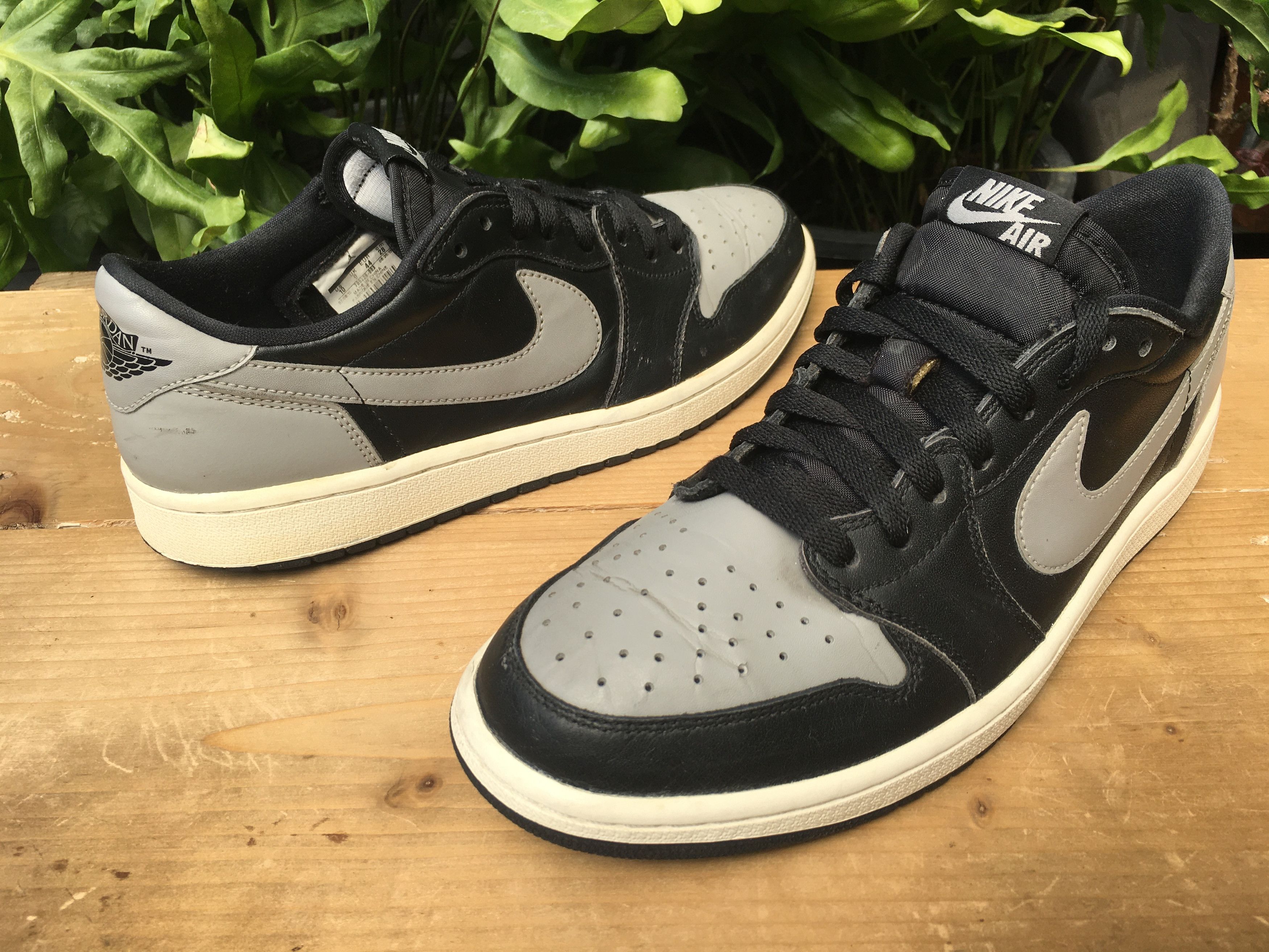 Jordan Brand × Nike 🔥 Nike Air Jordan 1 Retro Low OG Shadow 2015 Size US 10 / EU 43 - 8 Thumbnail