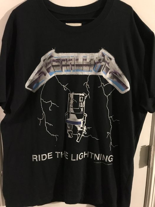 Fear of God FOG METALLICA RIDE THE LIGHTNING SHIRT L | Grailed