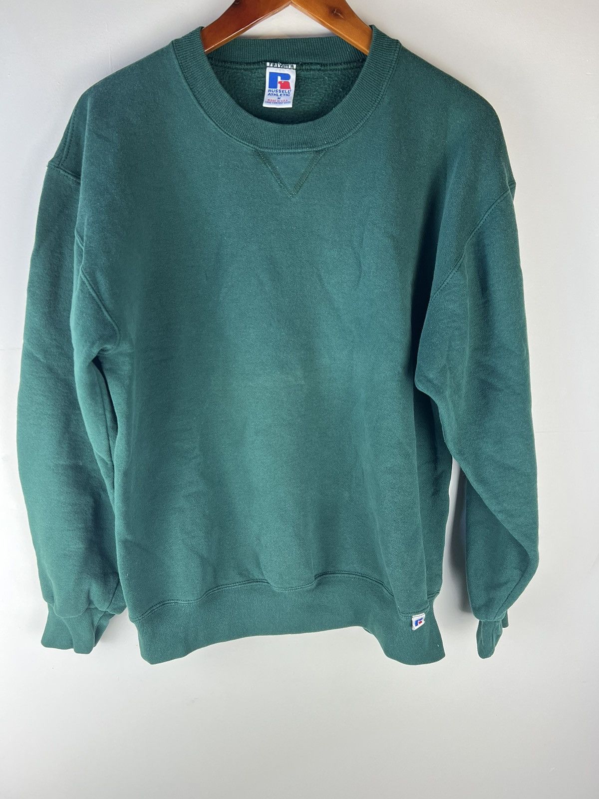 Russell Athletic Vintage green russel athletic crewneck Size US M / EU 48-50 / 2 - 1 Thumbnail