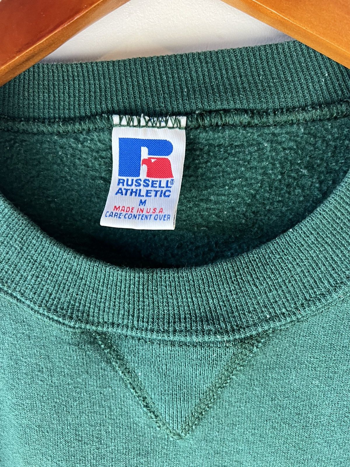 Russell Athletic Vintage green russel athletic crewneck Size US M / EU 48-50 / 2 - 3 Thumbnail