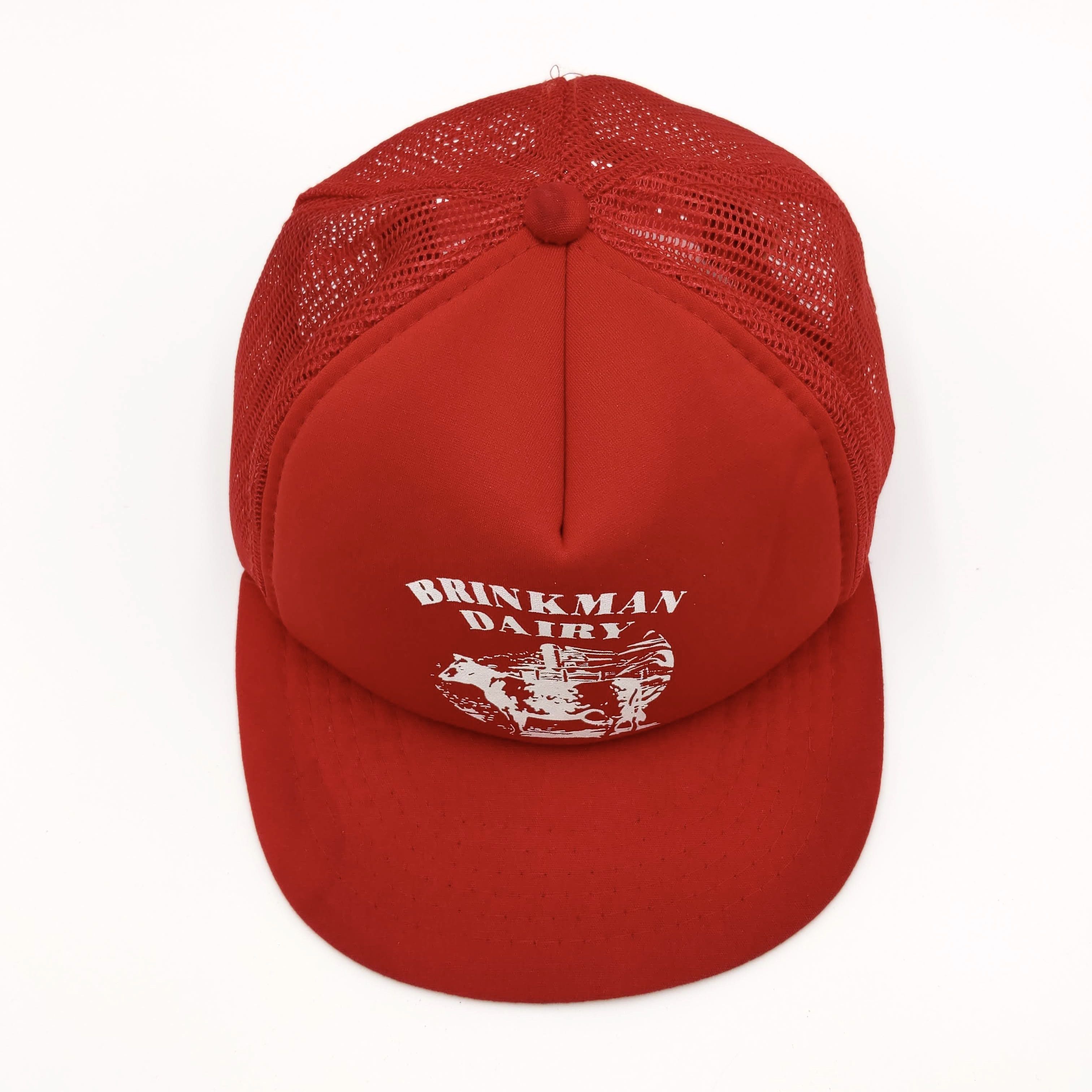 Vintage Vintage Brinkman Dairy Snapback Hat Trucker Mesh Cap Size ONE SIZE - 2 Thumbnail