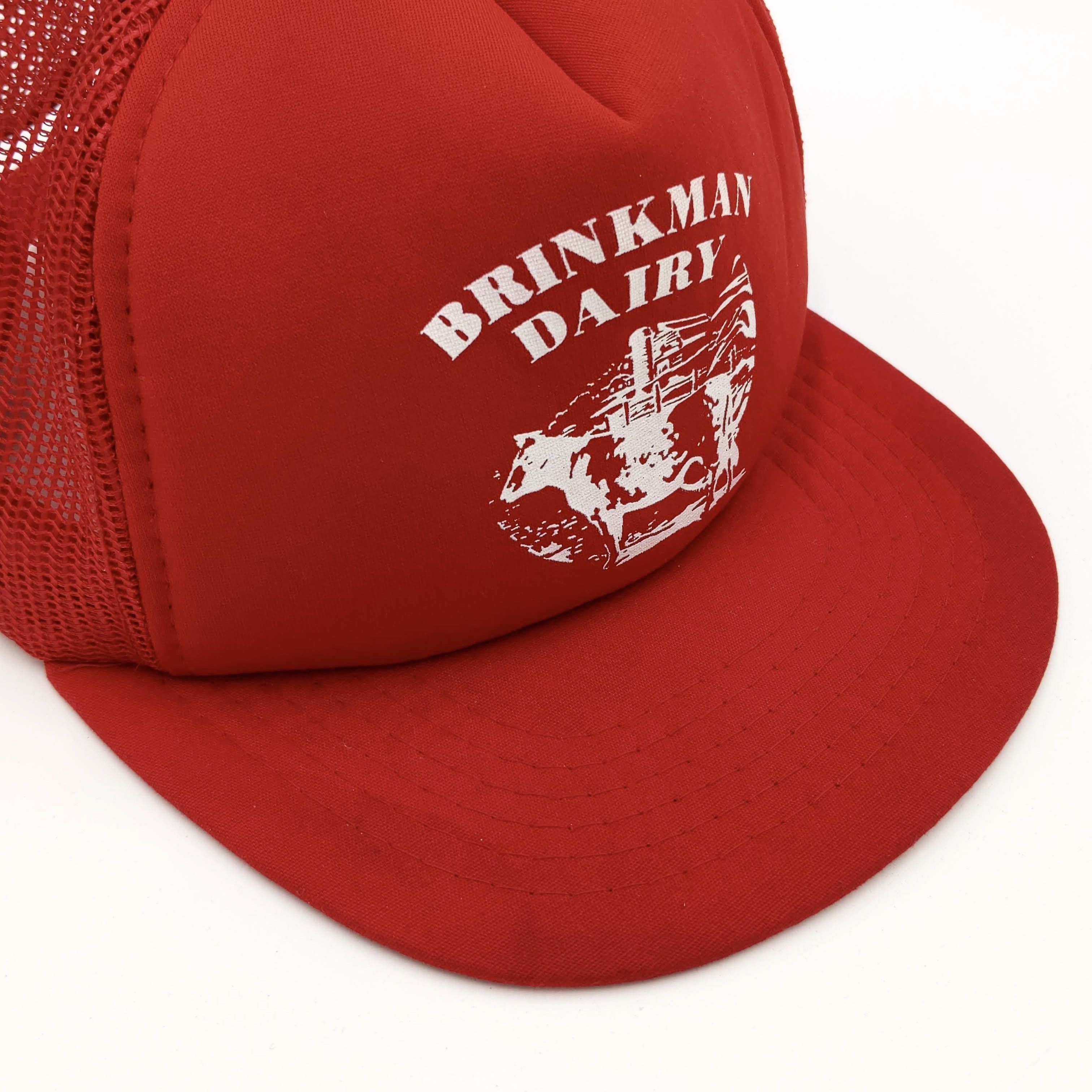 Vintage Vintage Brinkman Dairy Snapback Hat Trucker Mesh Cap Size ONE SIZE - 3 Thumbnail