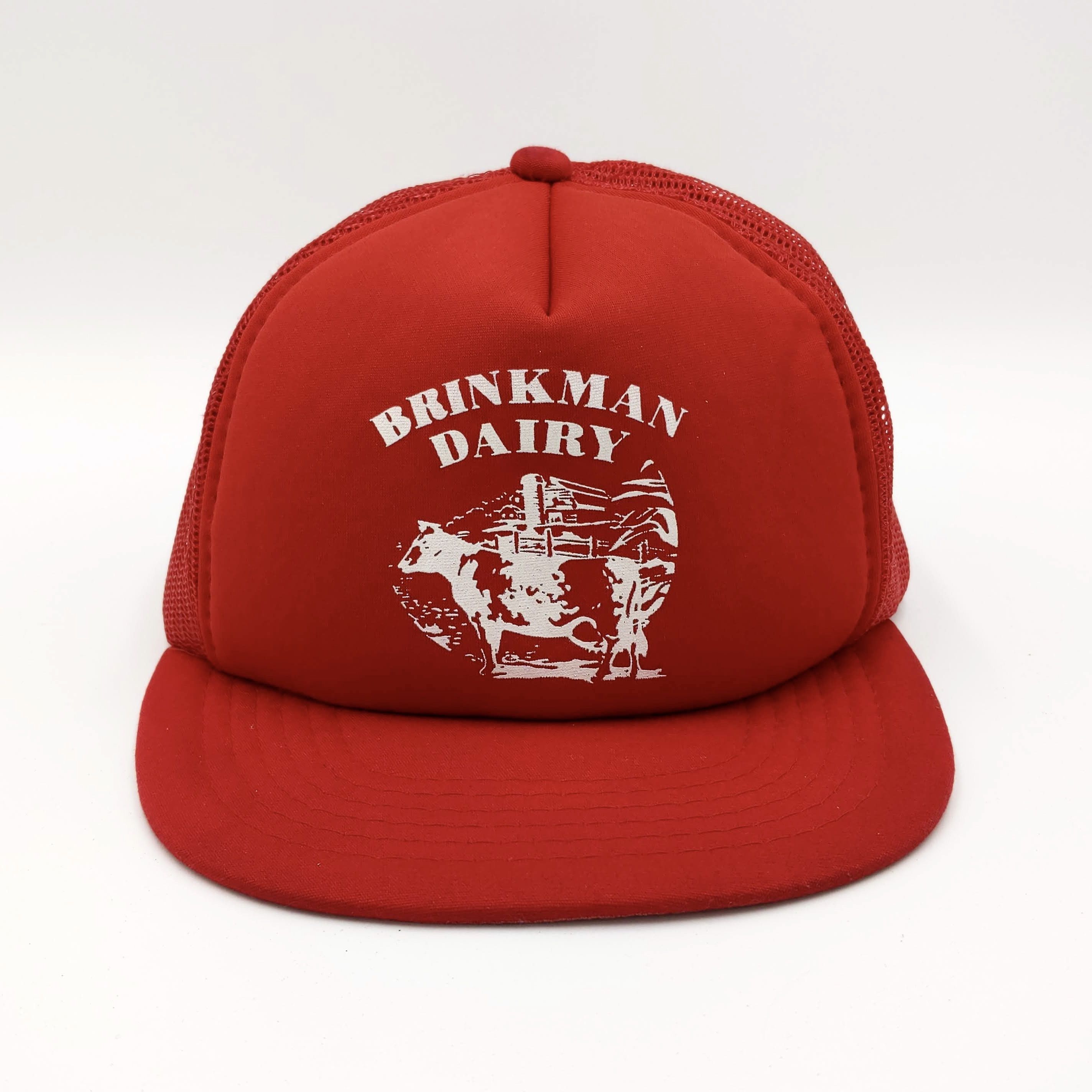 Vintage Vintage Brinkman Dairy Snapback Hat Trucker Mesh Cap Size ONE SIZE - 1 Thumbnail