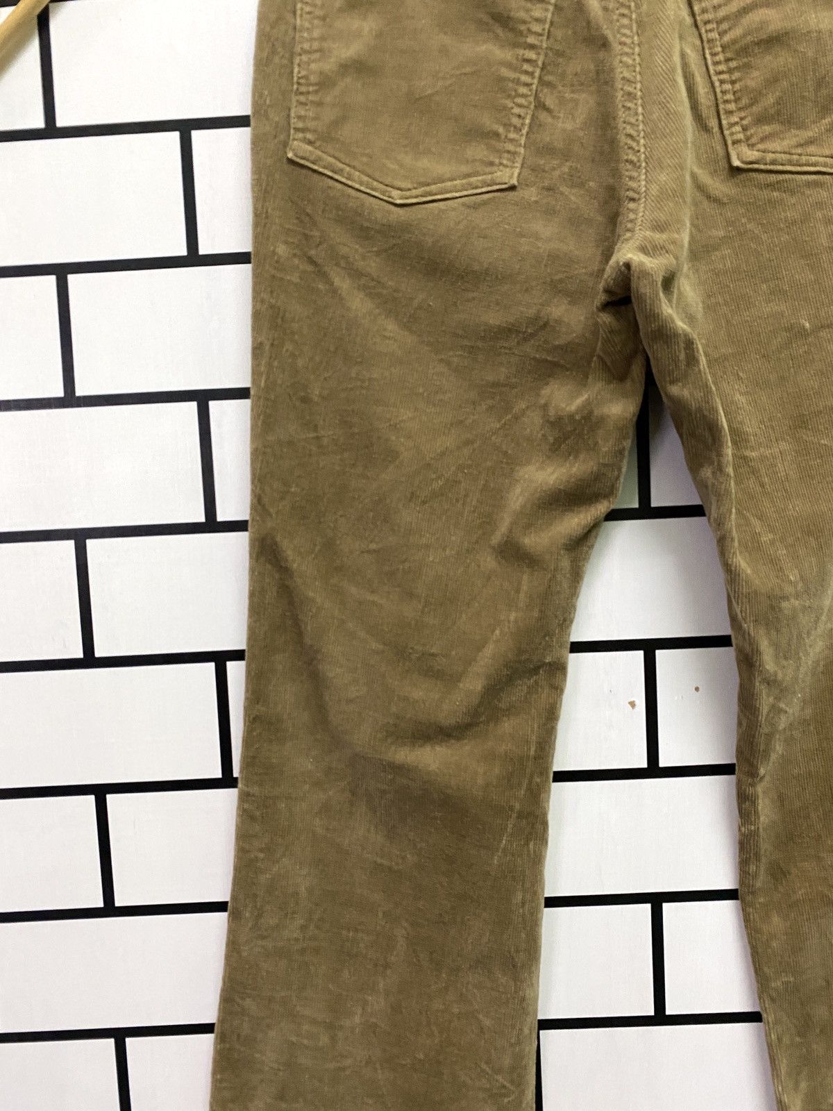 Japanese Brand Japanese Made LADY BLUE LowWaist Corduroy Bootcut Bush Pant Size US 26 / EU 42 - 15 Thumbnail
